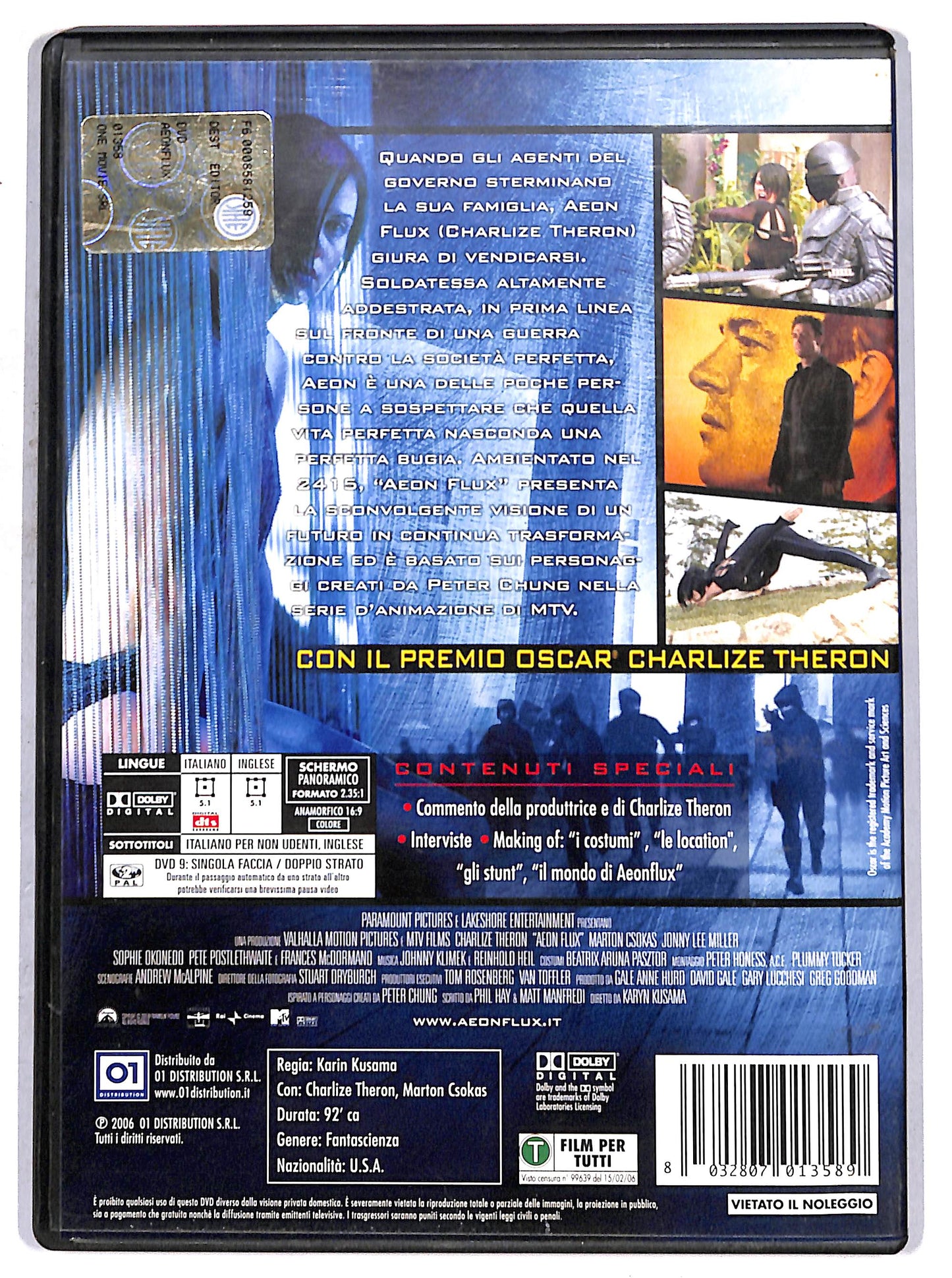 EBOND aeon flux DVD D663448