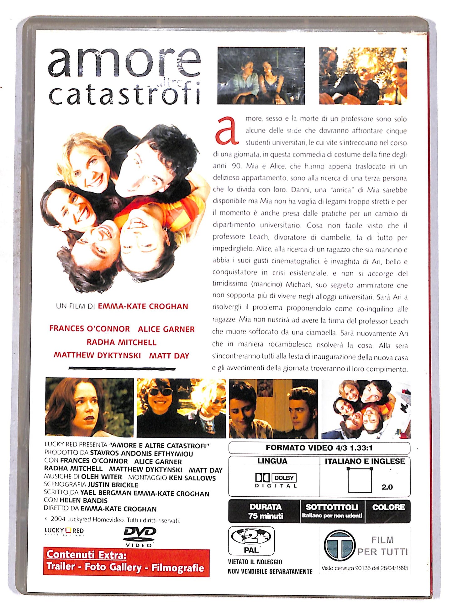 EBOND amore e altre catastrofi  EDITORIALE DVD D663457