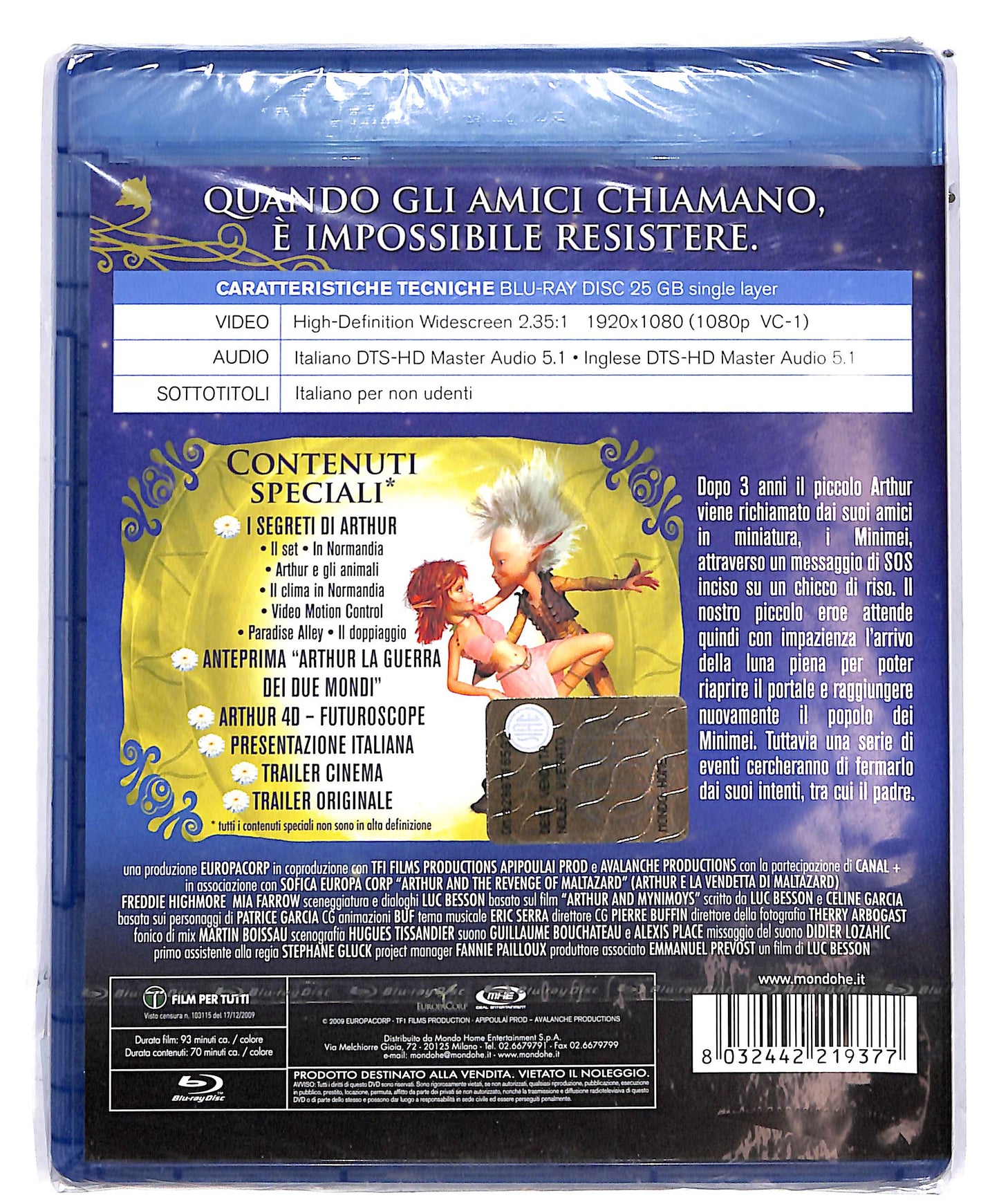 EBOND Arthur e la vendetta di Maltazard DVD + BLURAY D663641