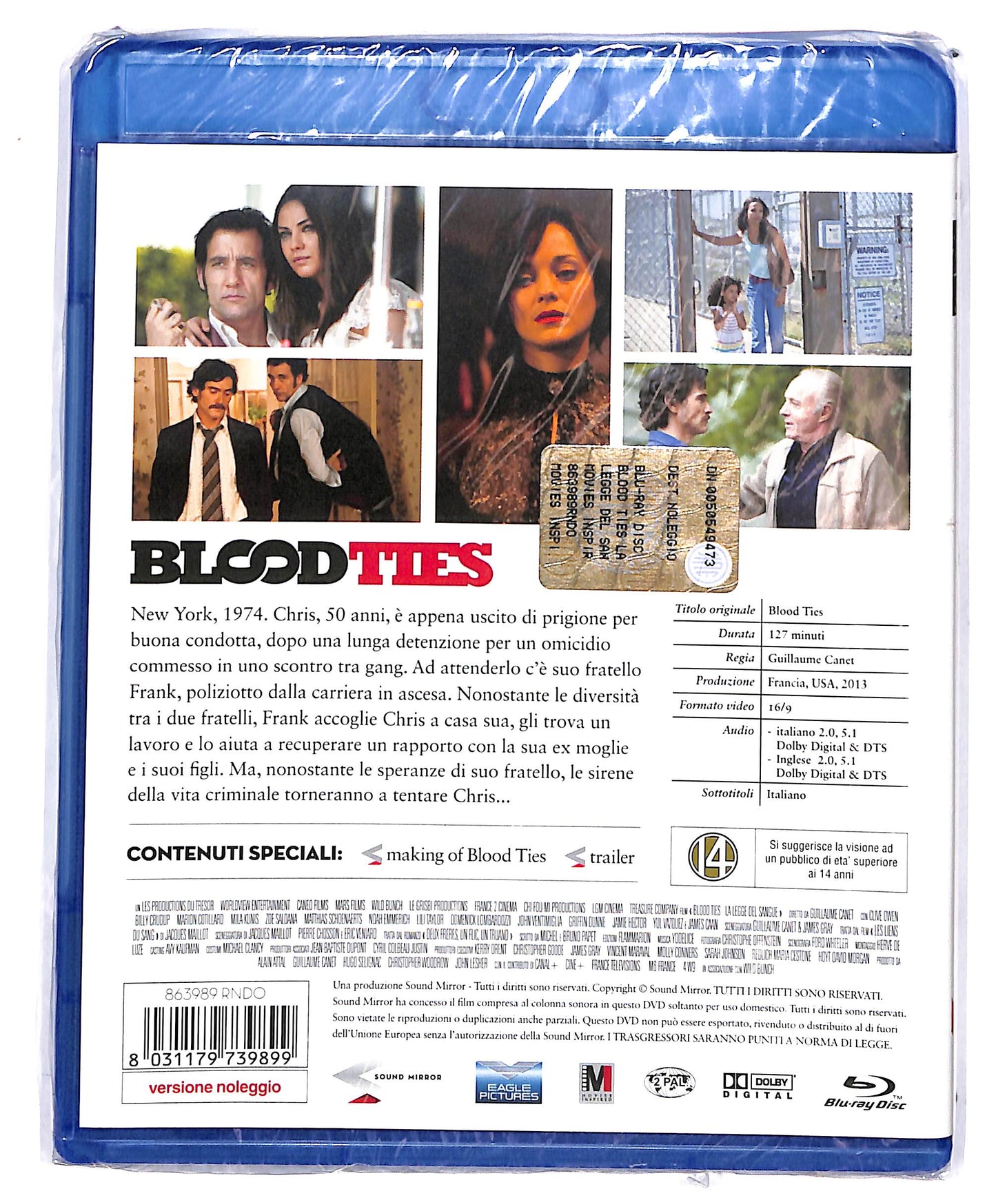 EBOND Blood Ties - La legge del sangue NOLEGGIO BLURAY D663644