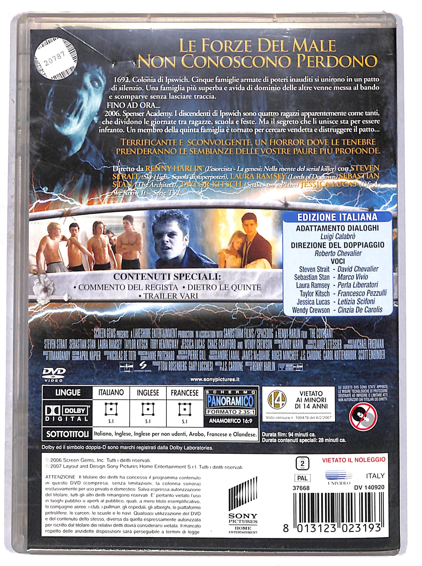 EBOND the convenant NOLEGGIO DVD D663721