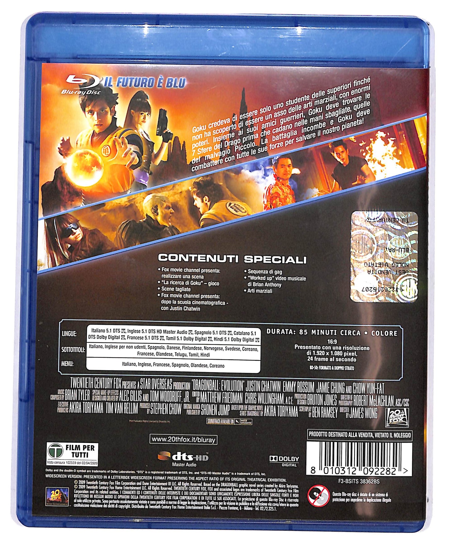 EBOND Dragonball evolution - La leggenda prende vita  BLURAY D663806