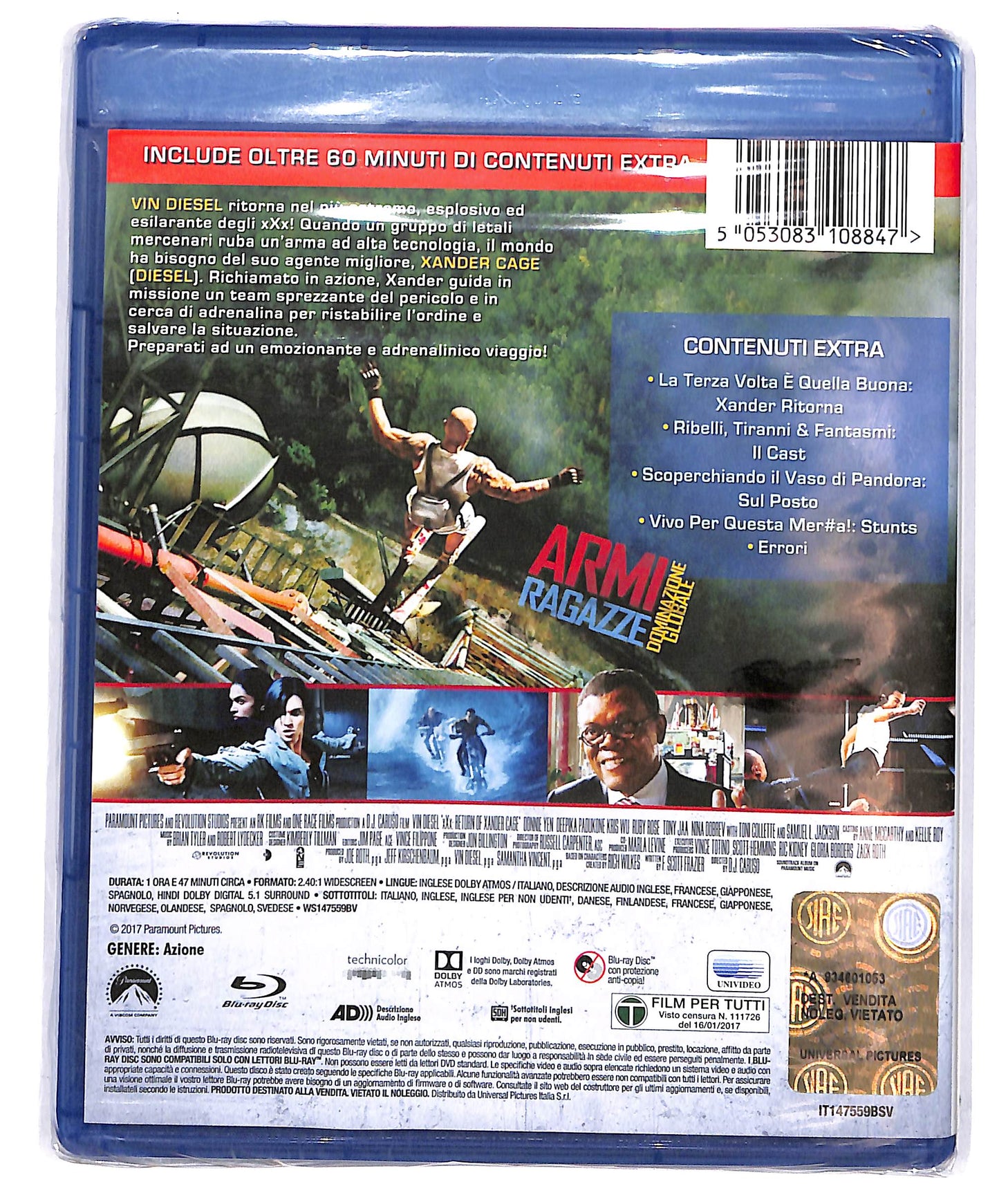 EBOND XXX -  Il Ritorno di X Ander Cage BLURAY D663809