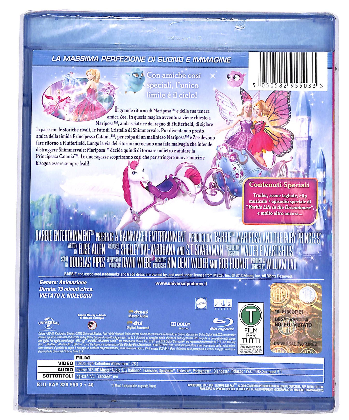 EBOND Barbie Mariposa e la principessa delle Fate BLURAY D663920