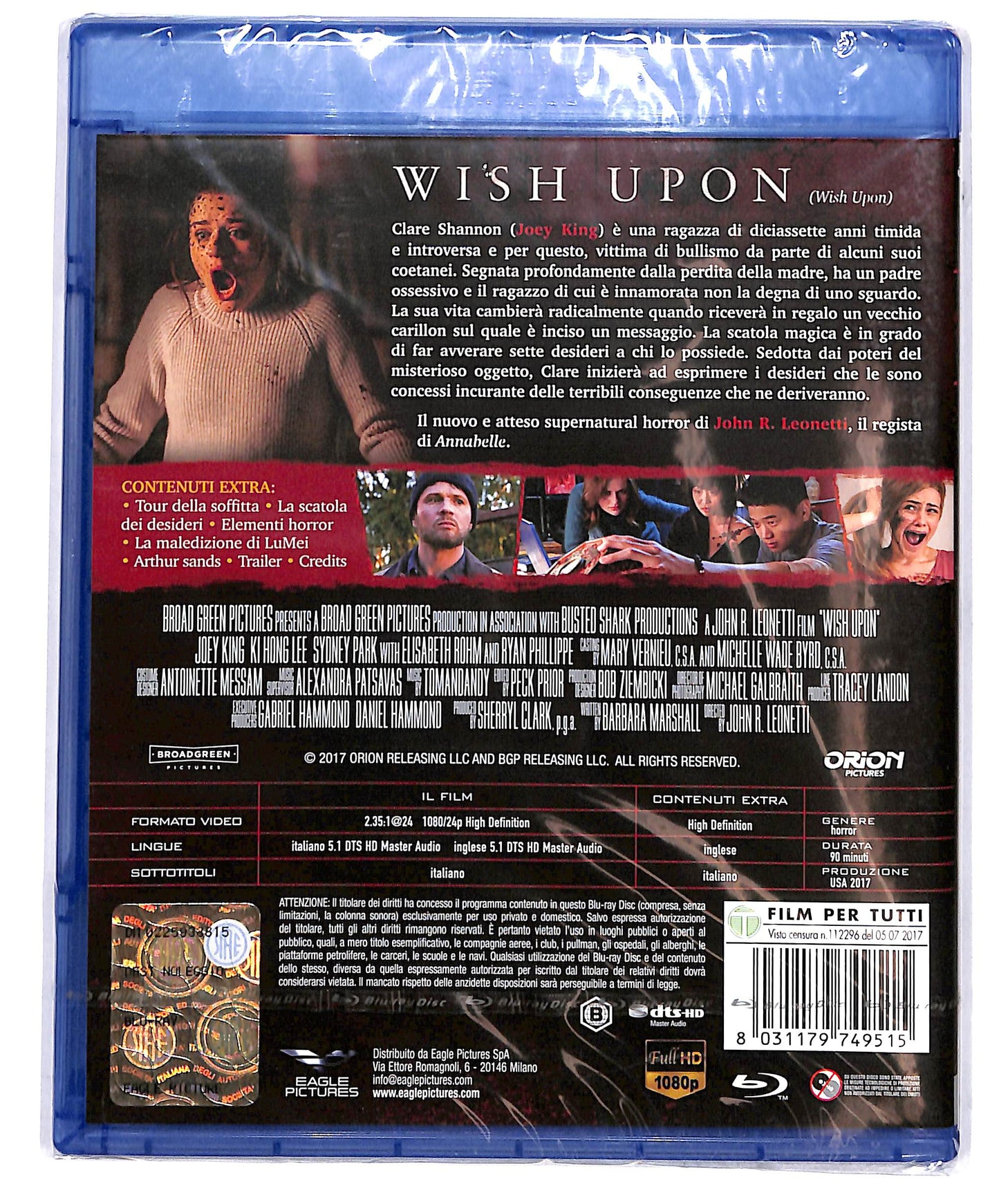 EBOND Wish Upon NOLEGGIO BLURAY D663929