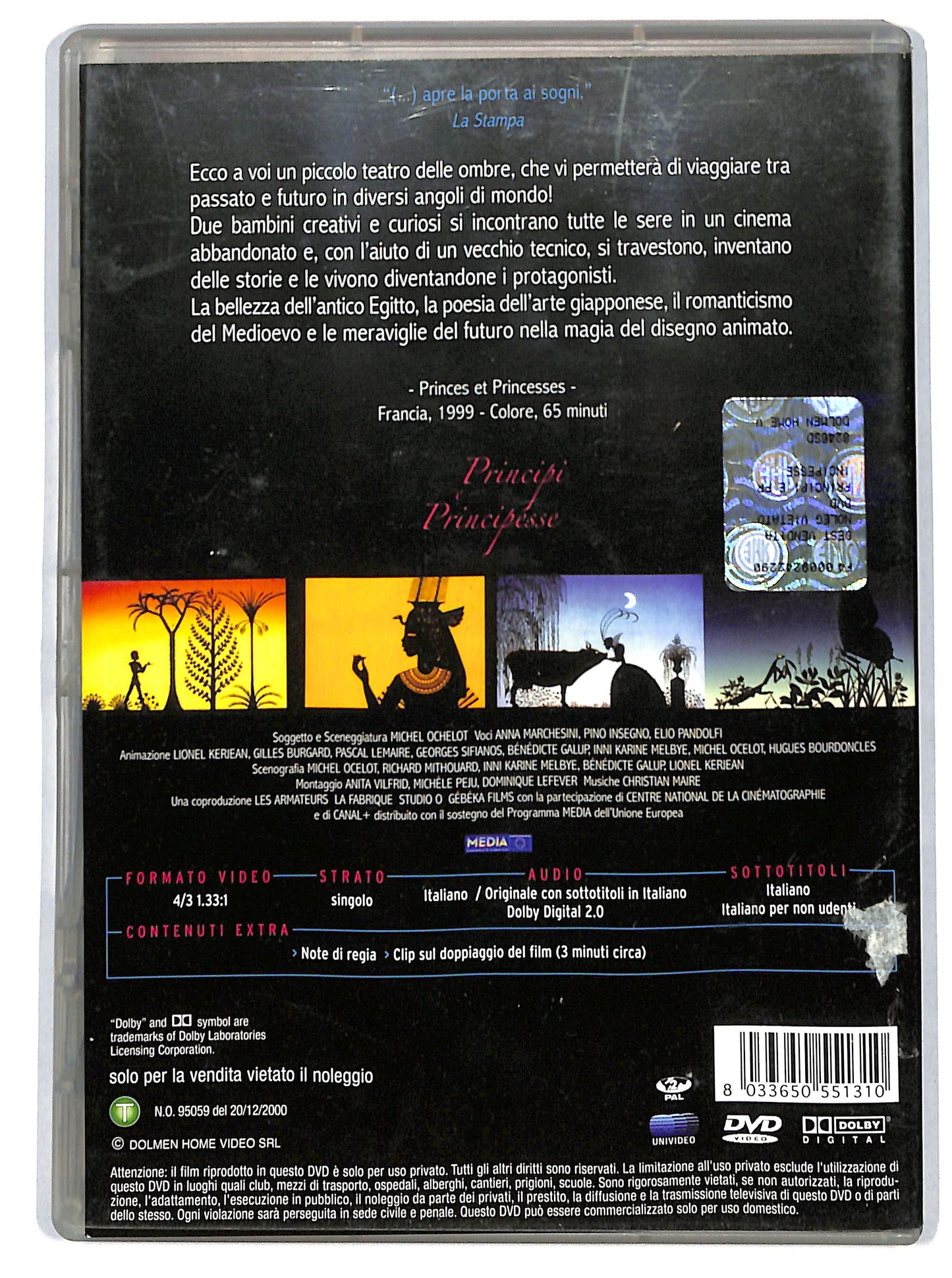 EBOND Principi e principesse DVD D664111