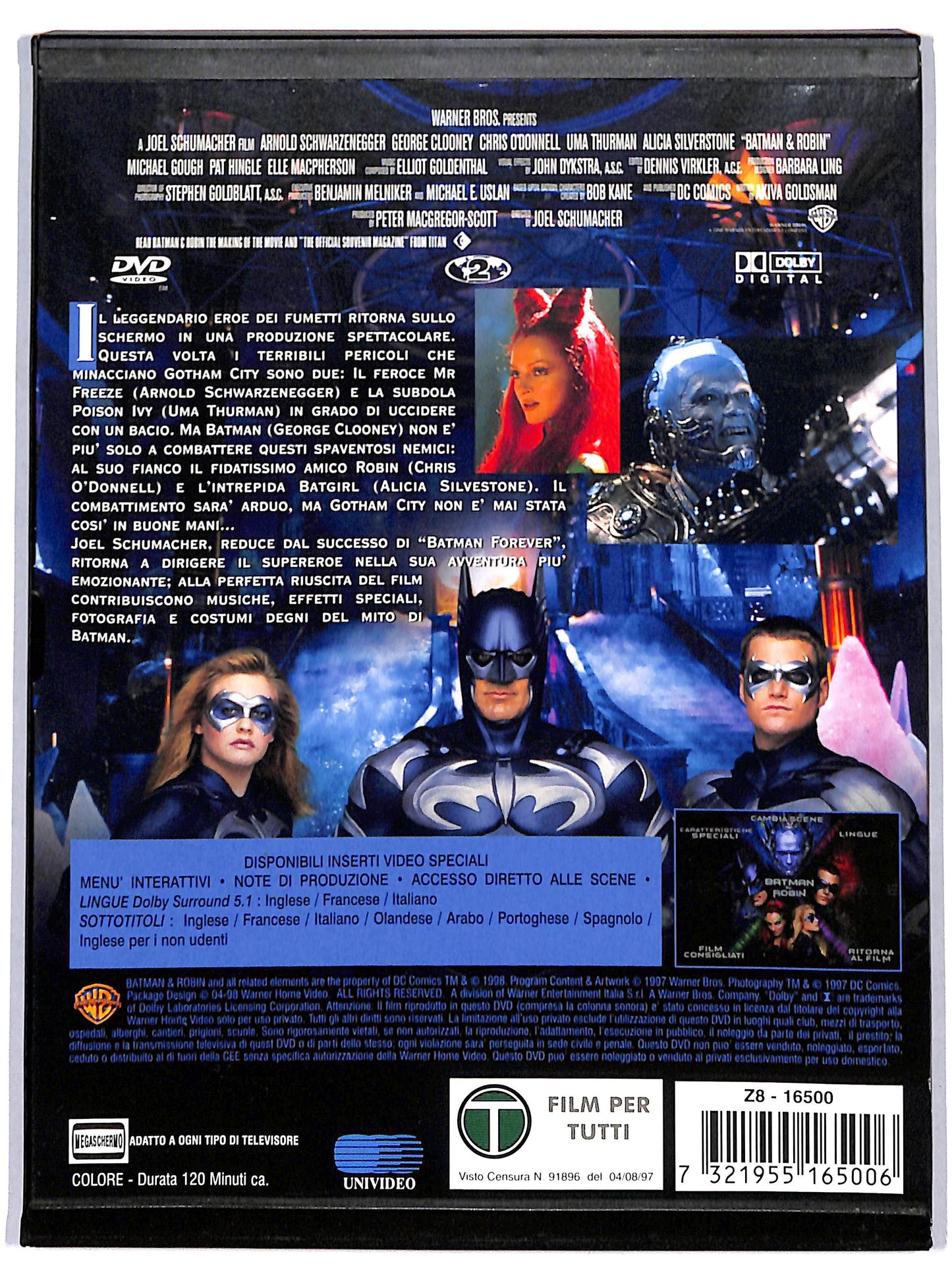 EBOND batman e robin  SNAPPER DVD D664115