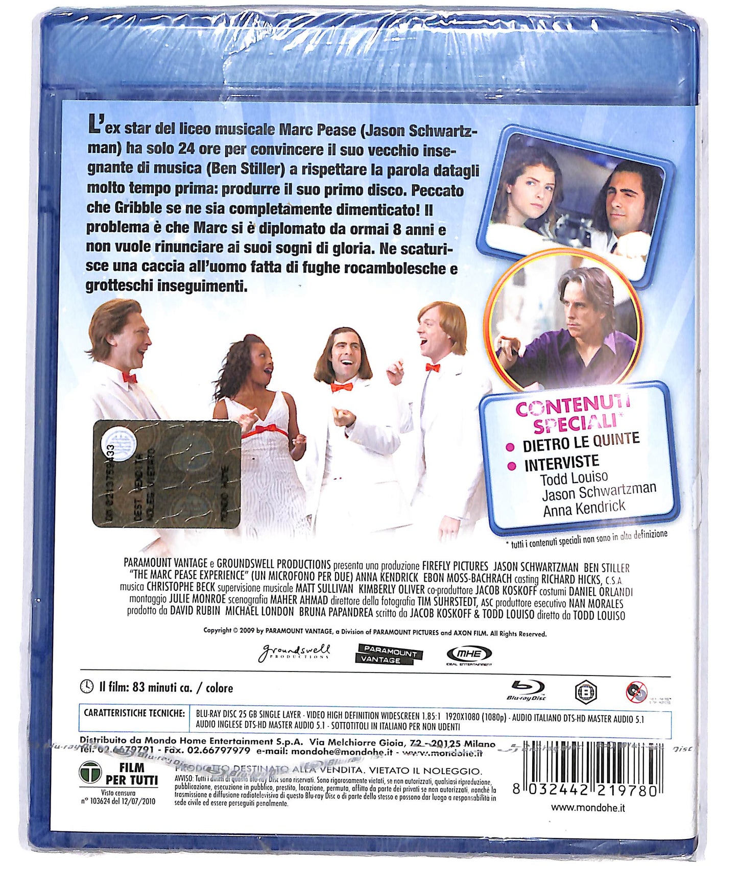 EBOND Un microfono per due   BLURAY BLURAY BLURAY D664221