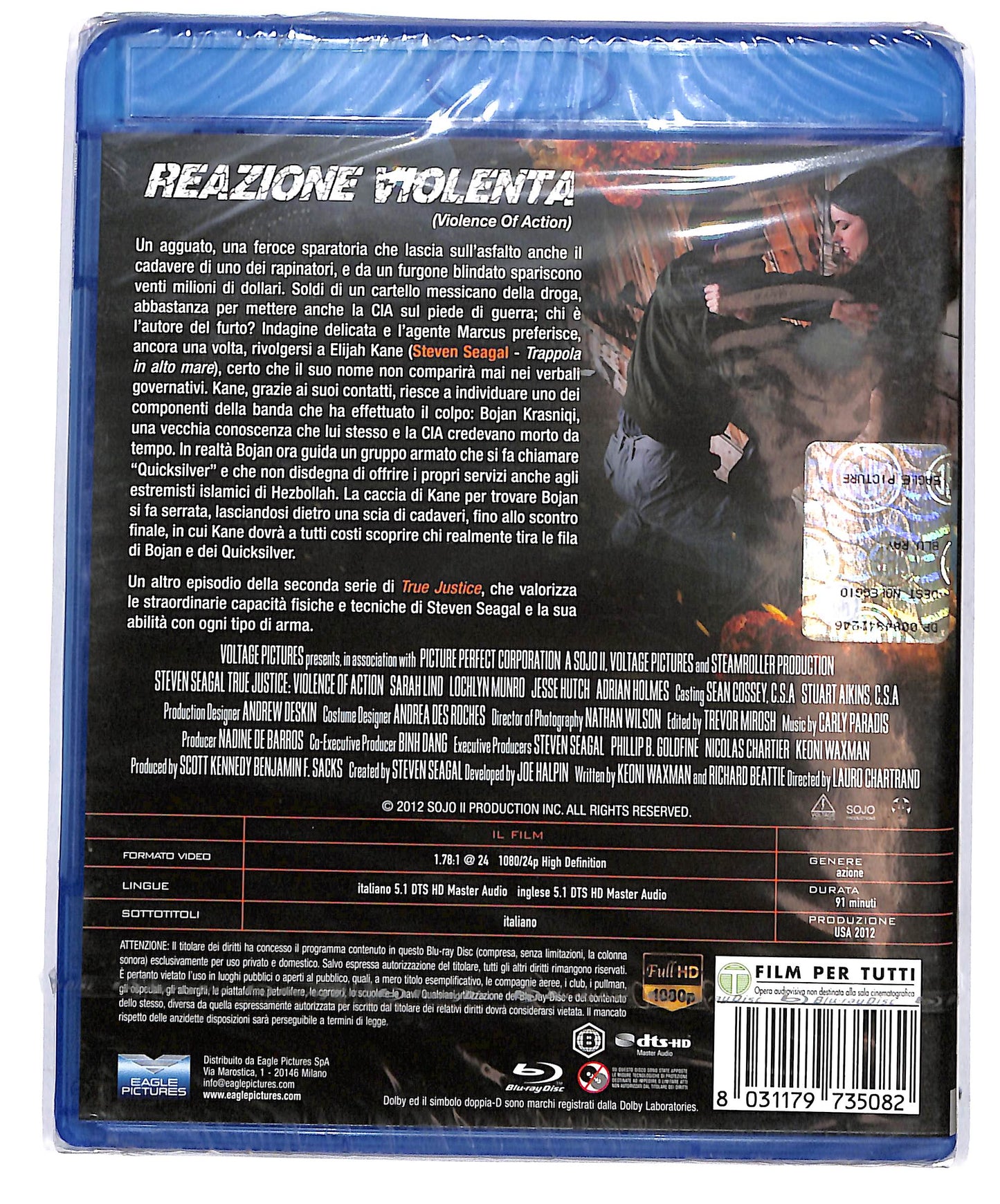 EBOND Reazione violenta  NOLEGGIO BLURAY D664228