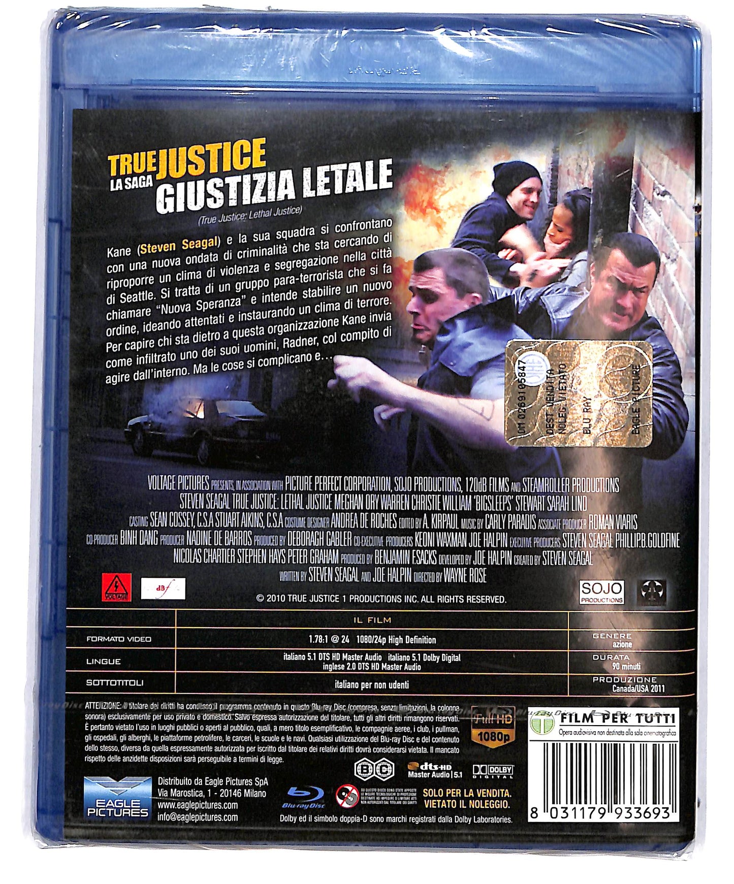 EBOND True Justice. Giustizia letale BLURAY BLURAY BLURAY D664229