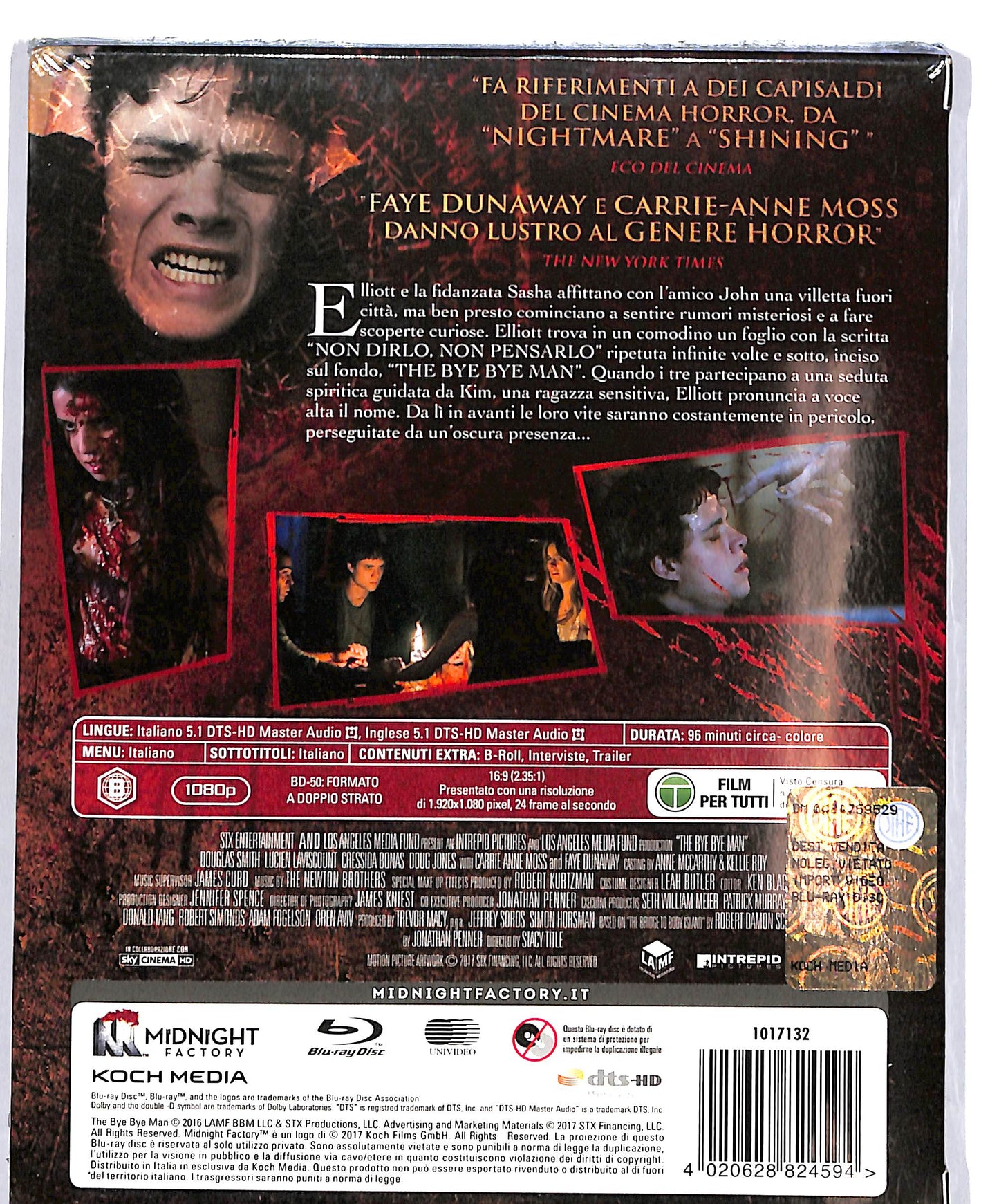 EBOND The Bye Bye Man BOOKLET + BLURAY D664232