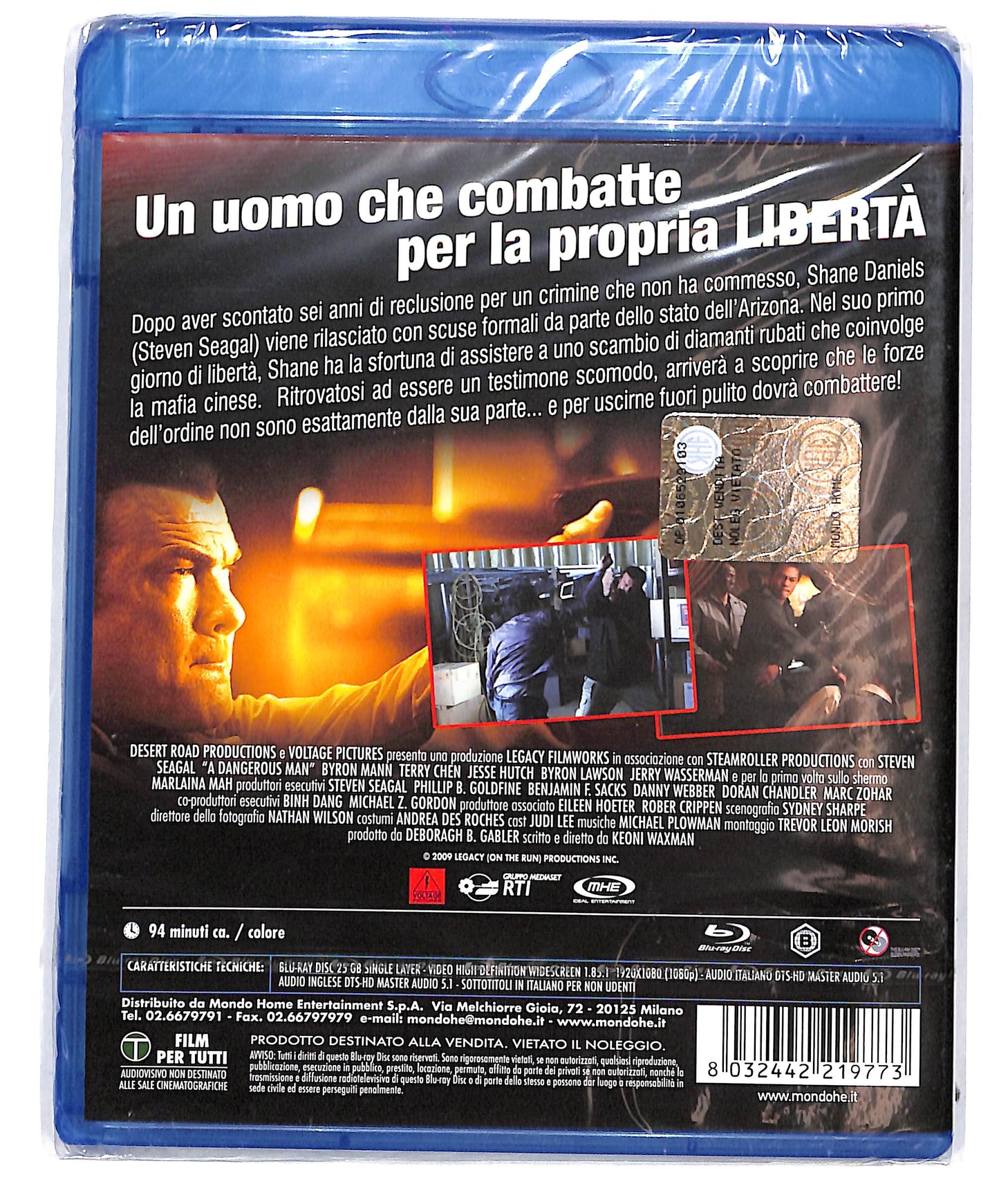 EBOND A Dangerous Man. Solo contro tutti BLURAY BLURAY D664246