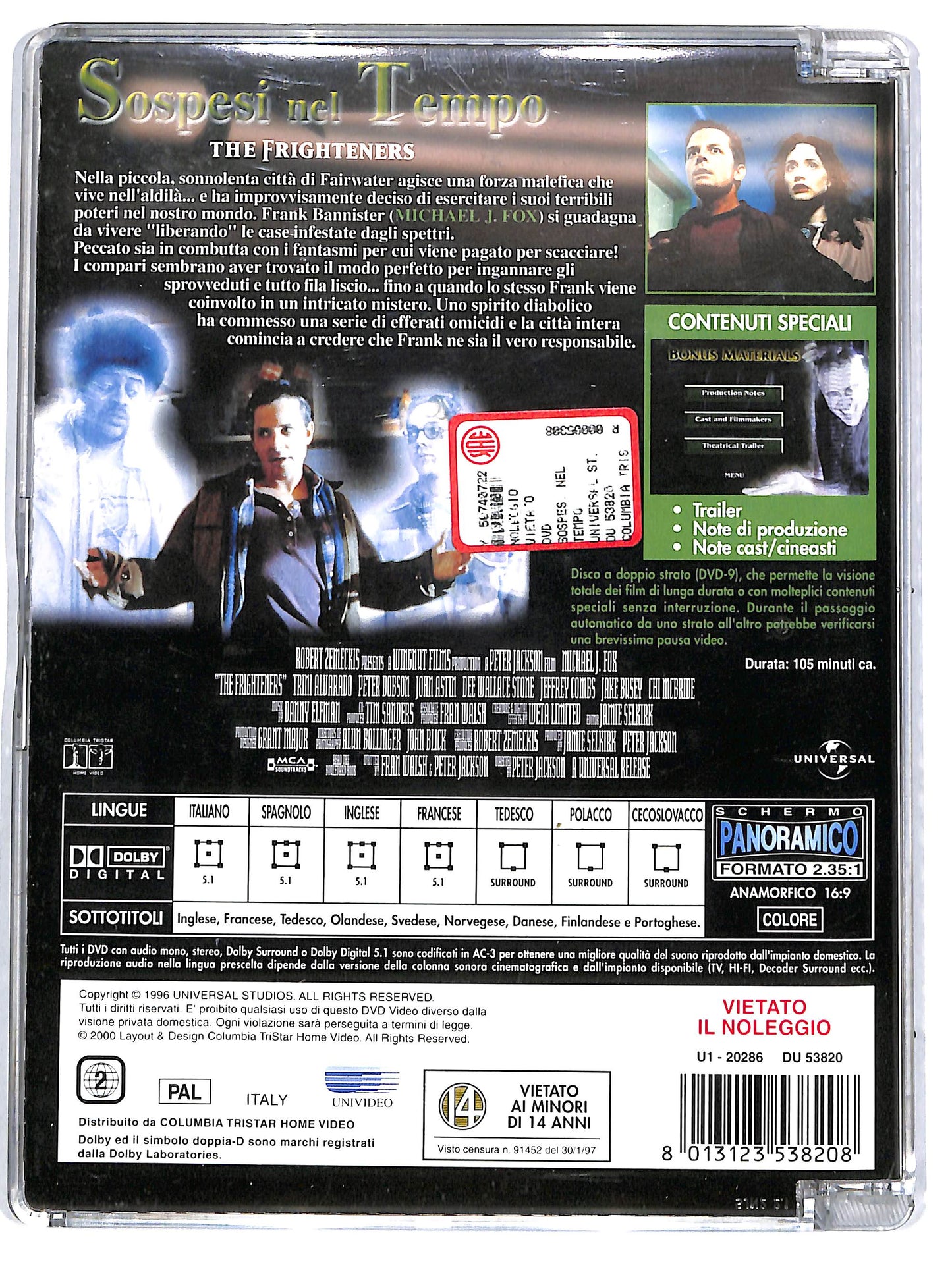 EBOND Sospesi nel tempo  SJB DVD D664310