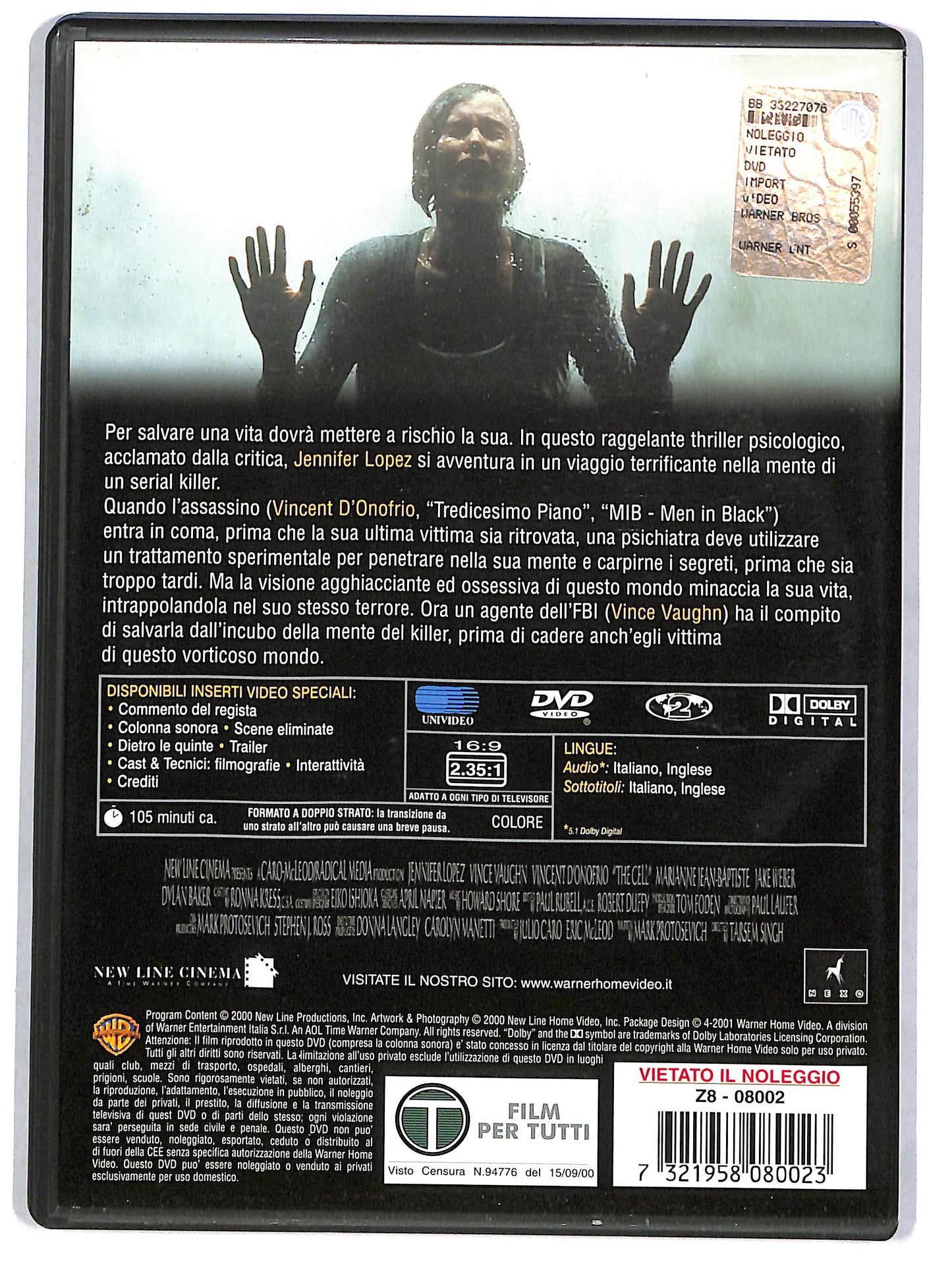 EBOND The Cell - La cellula DVD D664329