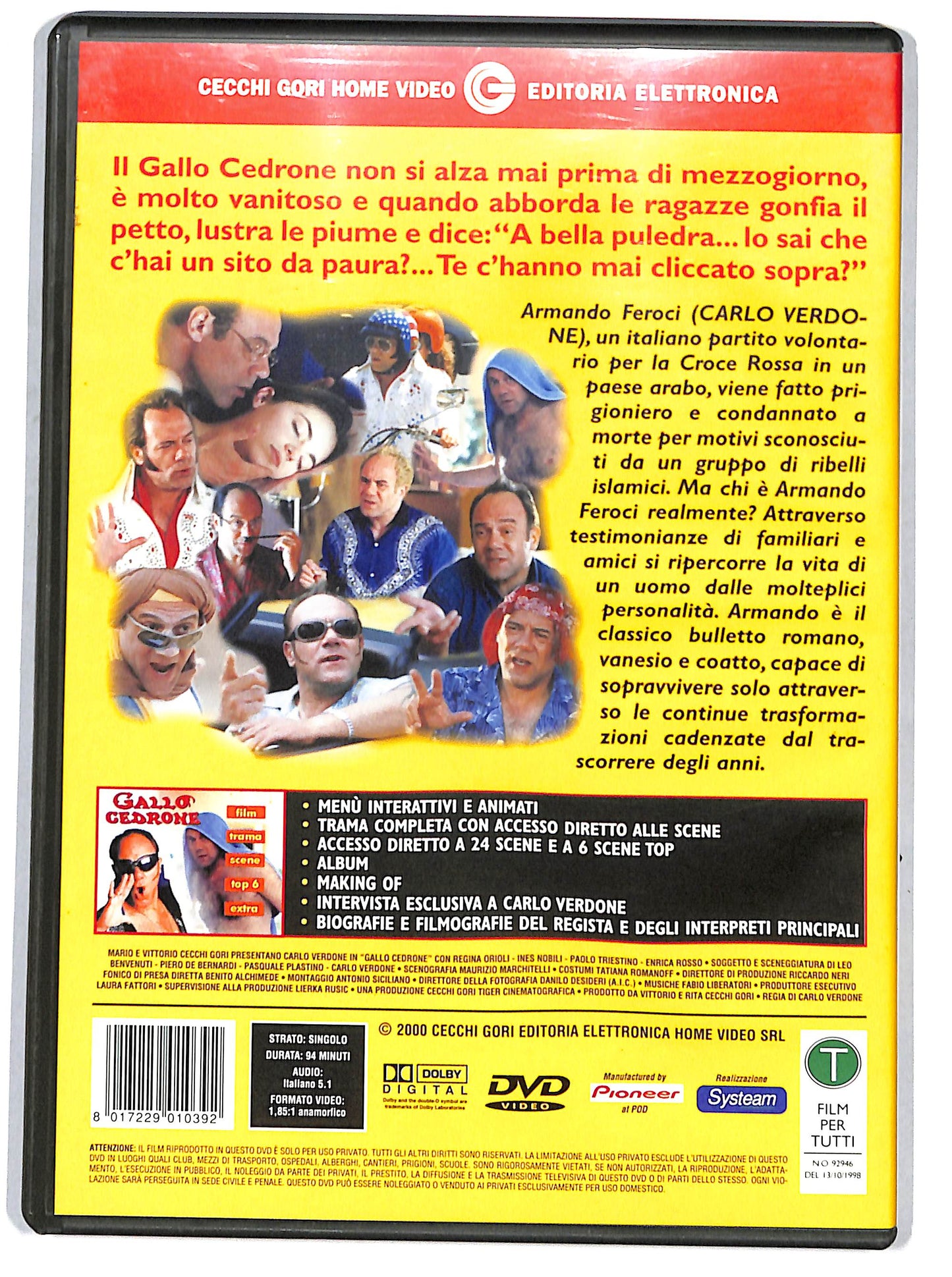 EBOND Gallo cedrone   DVD D664459
