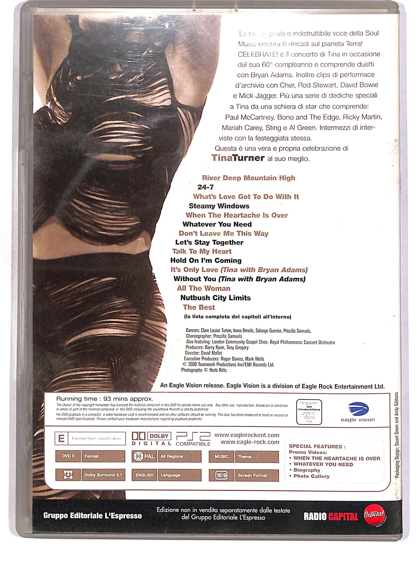 EBOND Tina Turner – Celebrate! The Best Of Tina Turner EDITORIALE DVD D664519