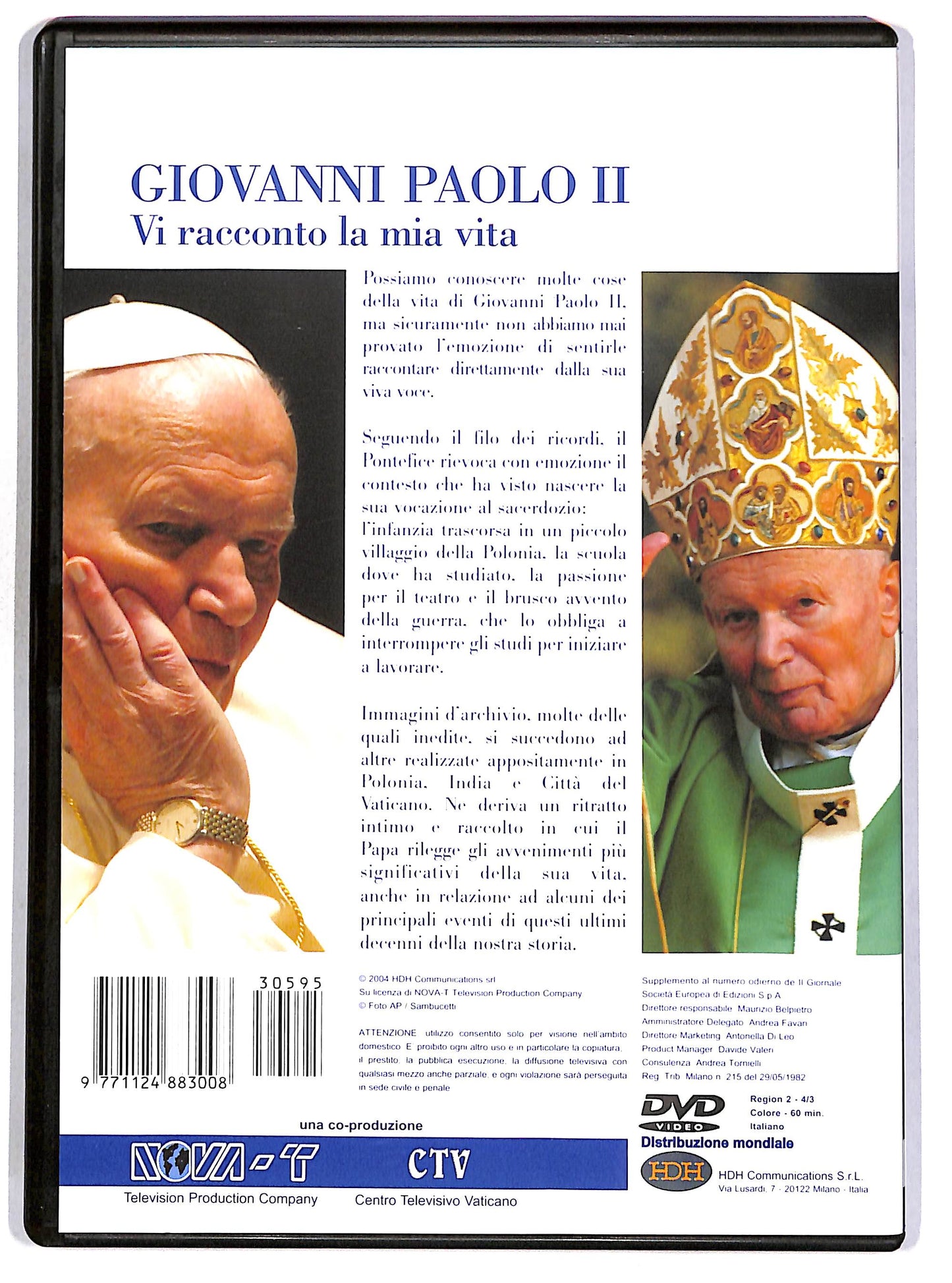 EBOND Giovanni Paolo II - Vi racconto la mia storia EDITORIALE DVD D664632