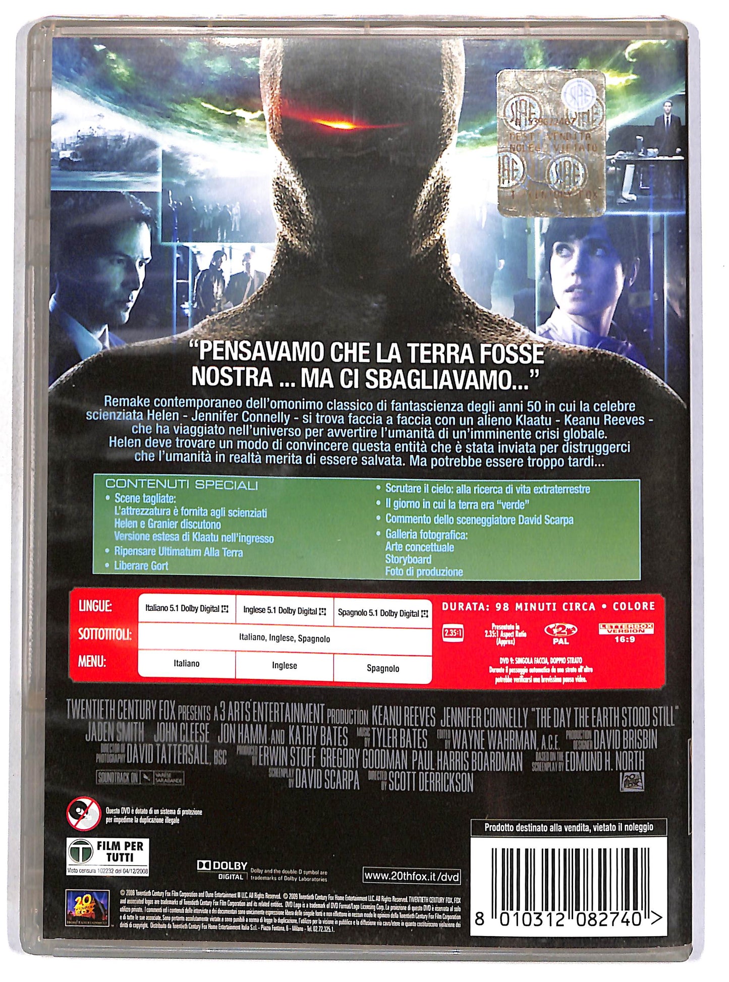 EBOND Ultimatum alla Terra DVD D664706