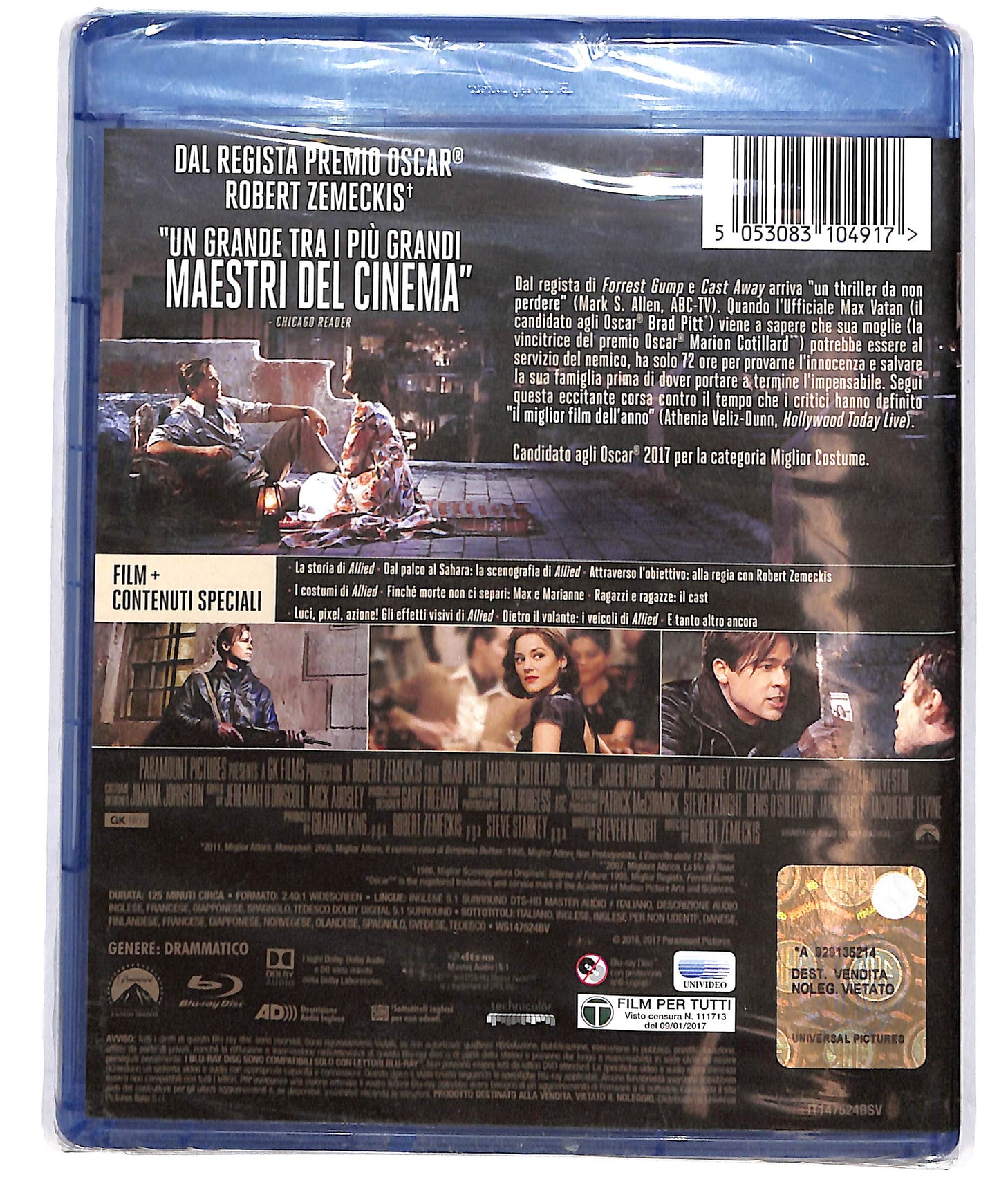 EBOND Allied - Un'ombra nascosta BLURAY D664807