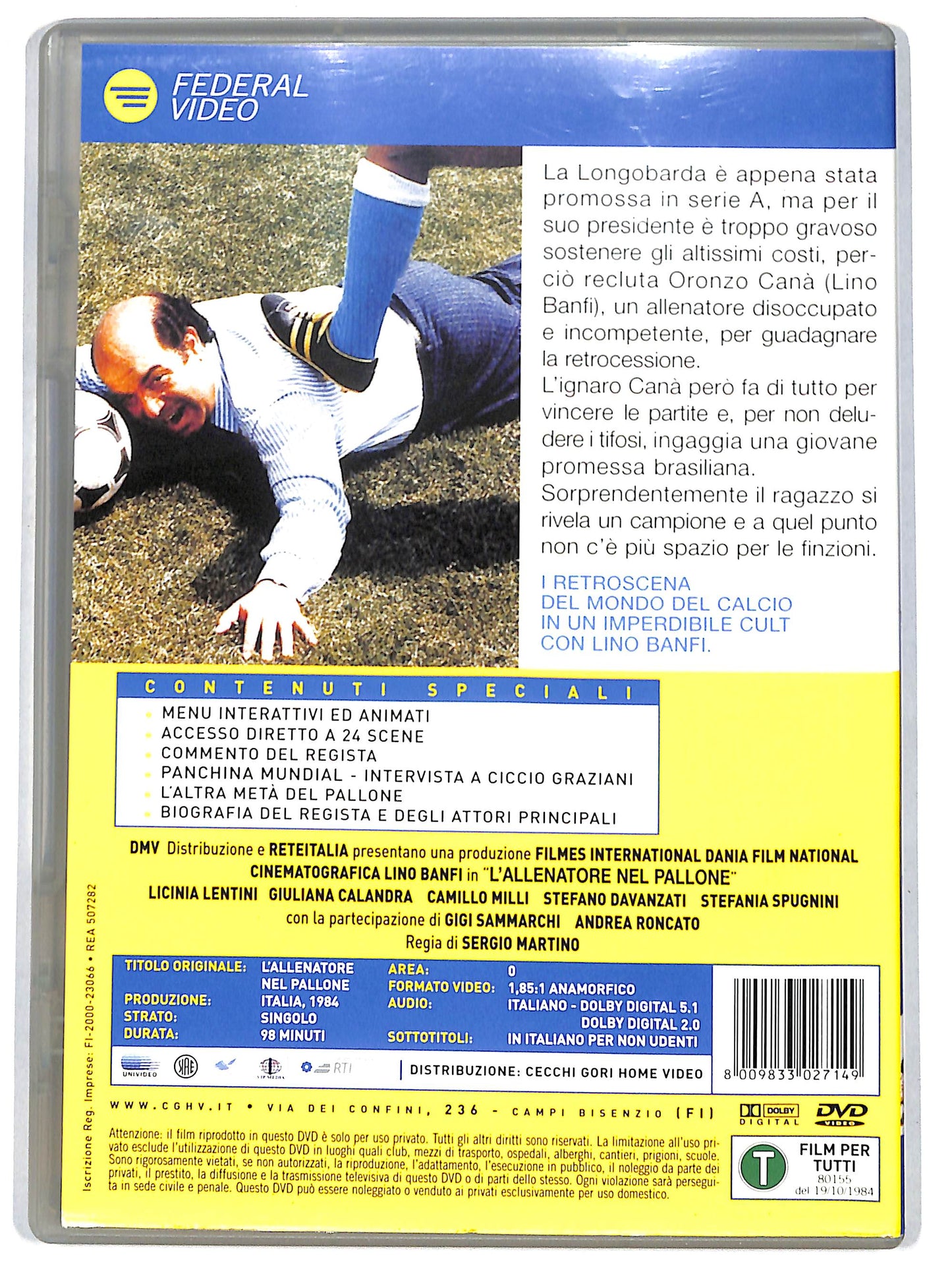 EBOND l'allenatore nel pallone DVD D664944