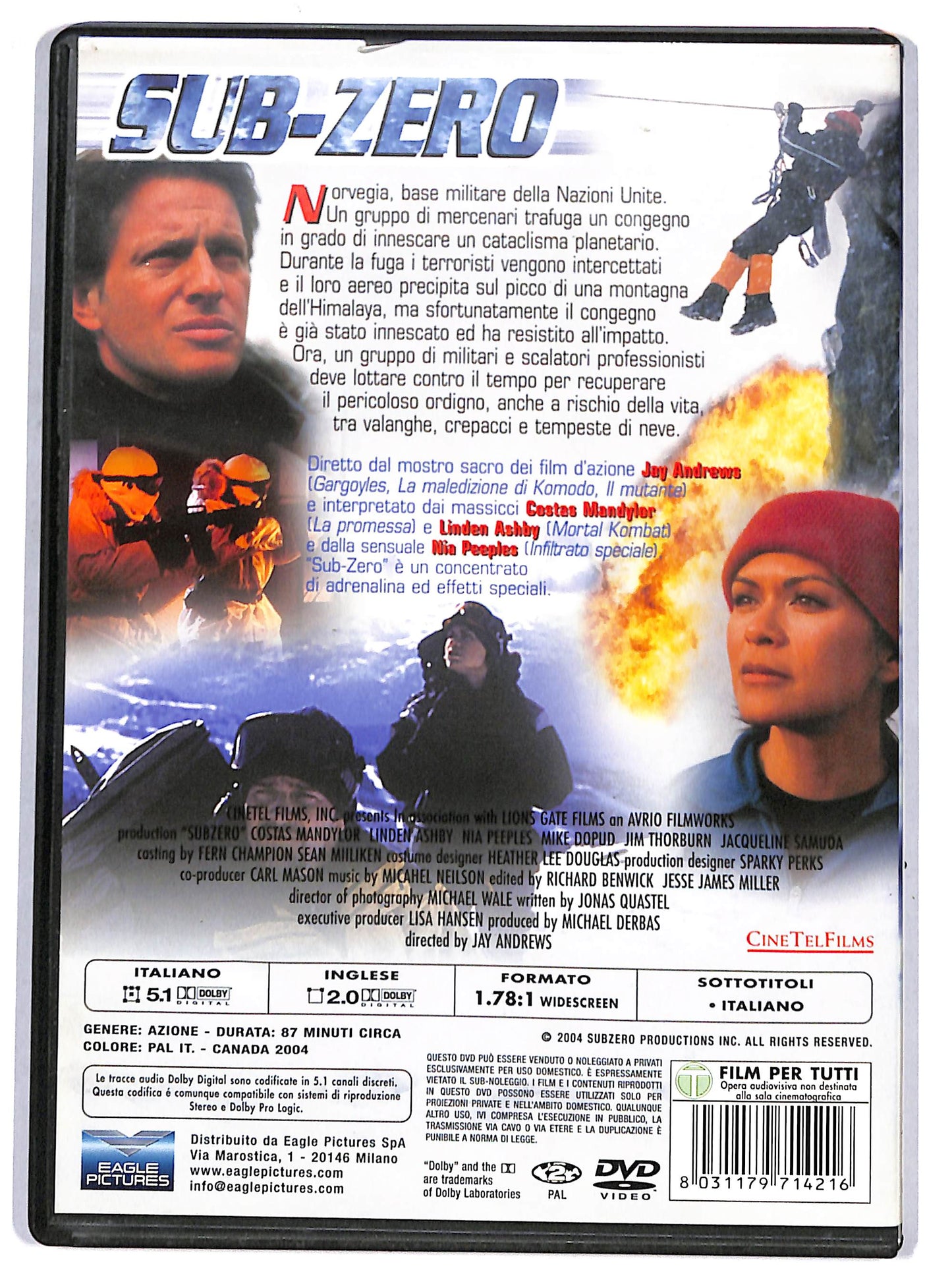 EBOND sub - zero DVD D664954