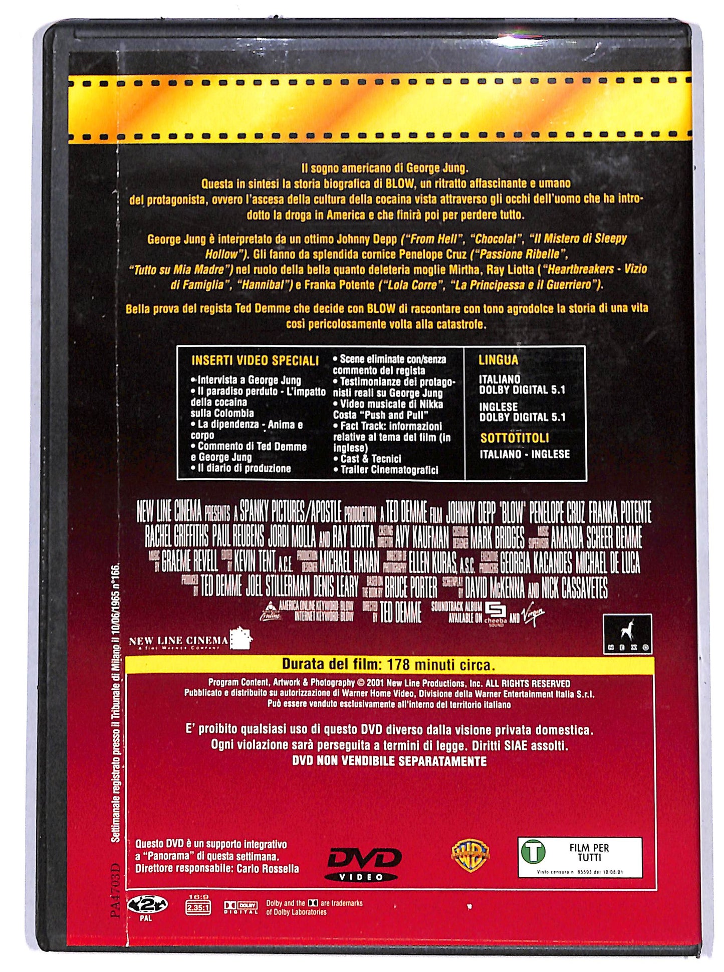 EBOND Blow  EDITORIALE DVD D665117