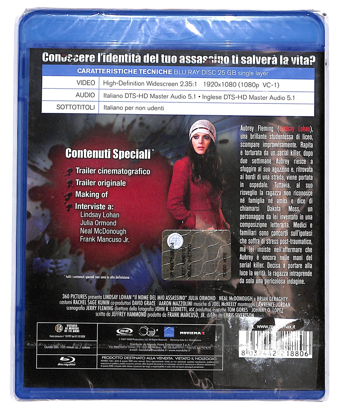 EBOND Il nome del mio assassino BLURAY D665220