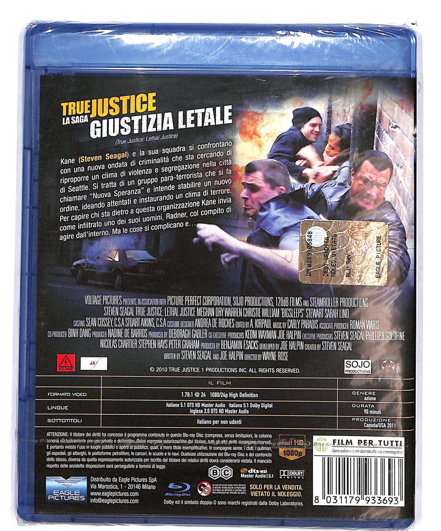 EBOND True Justice. Giustizia letale  BLURAY D665239