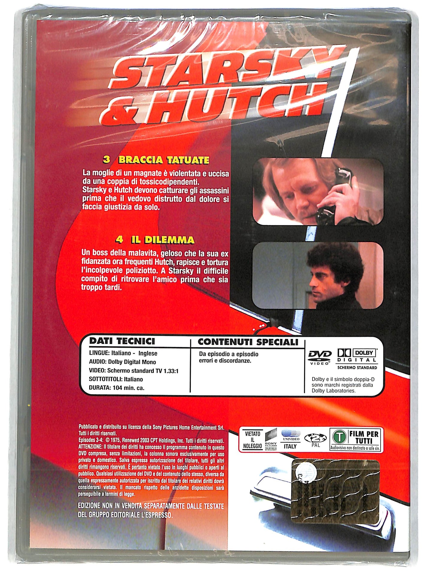 EBOND Starsky e Hutch Vol 2 Prima Stagione Episodi 3-4 EDITORIALE DVD D665302