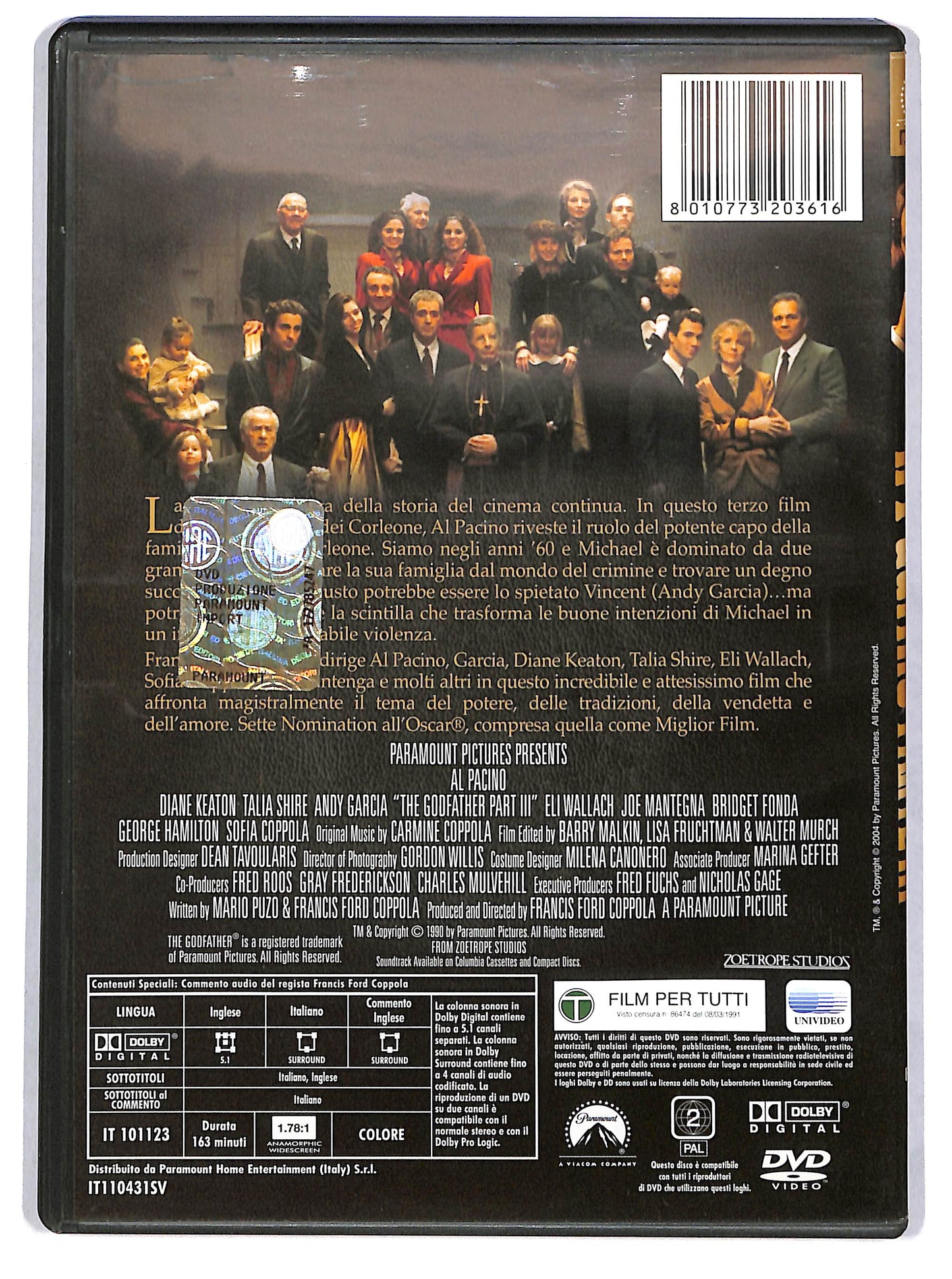 EBOND Il padrino - Parte III (Widescreen Collection) DVD D665328