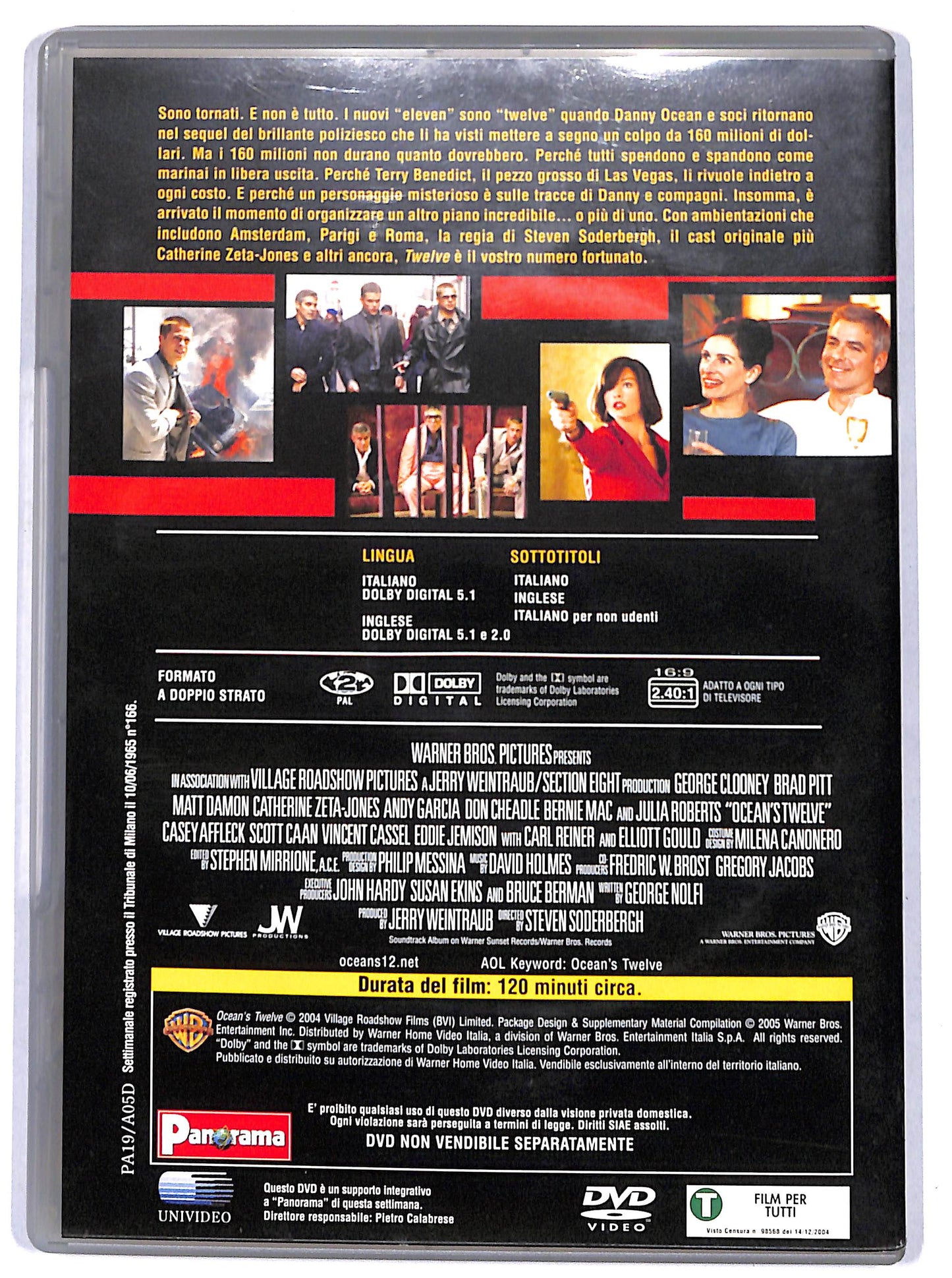 EBOND Ocean's Twelve  EDITORIALE DVD D665412