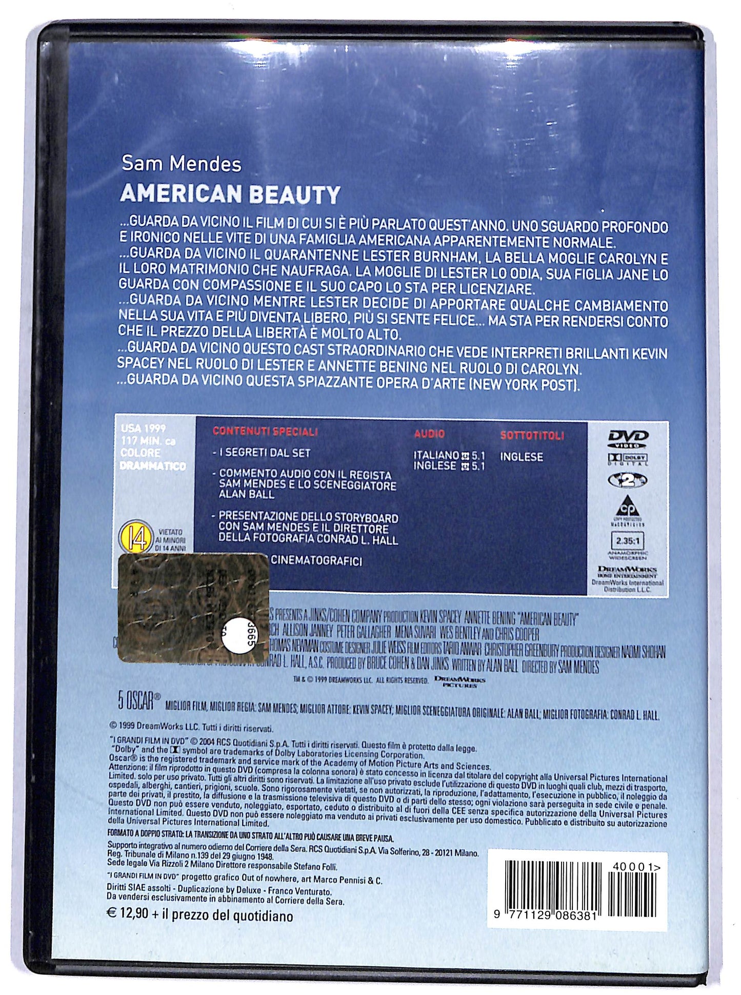 EBOND American Beauty  EDITORIALE DVD D665413