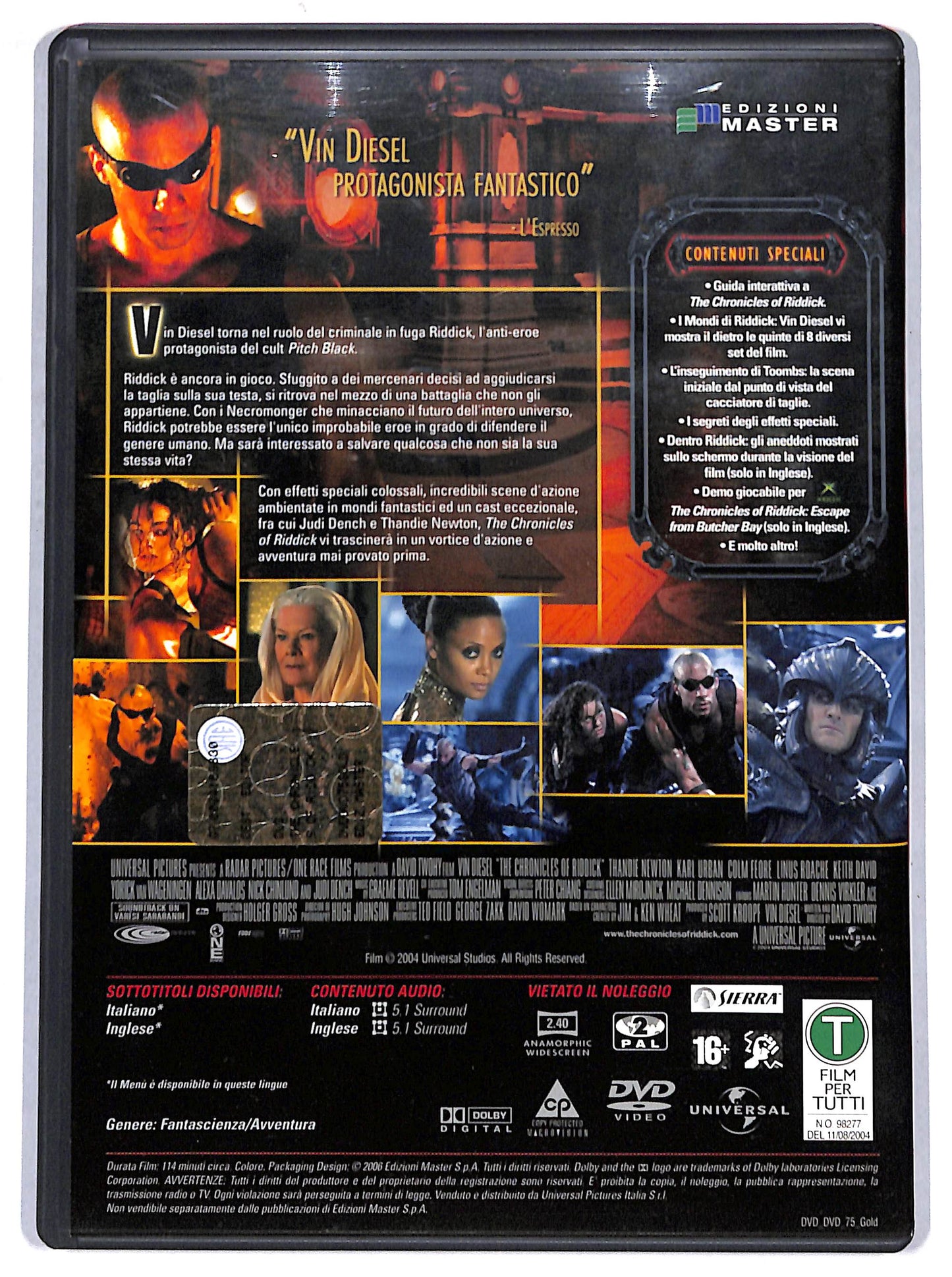 EBOND Riddick  EDITORIALE DVD D665449