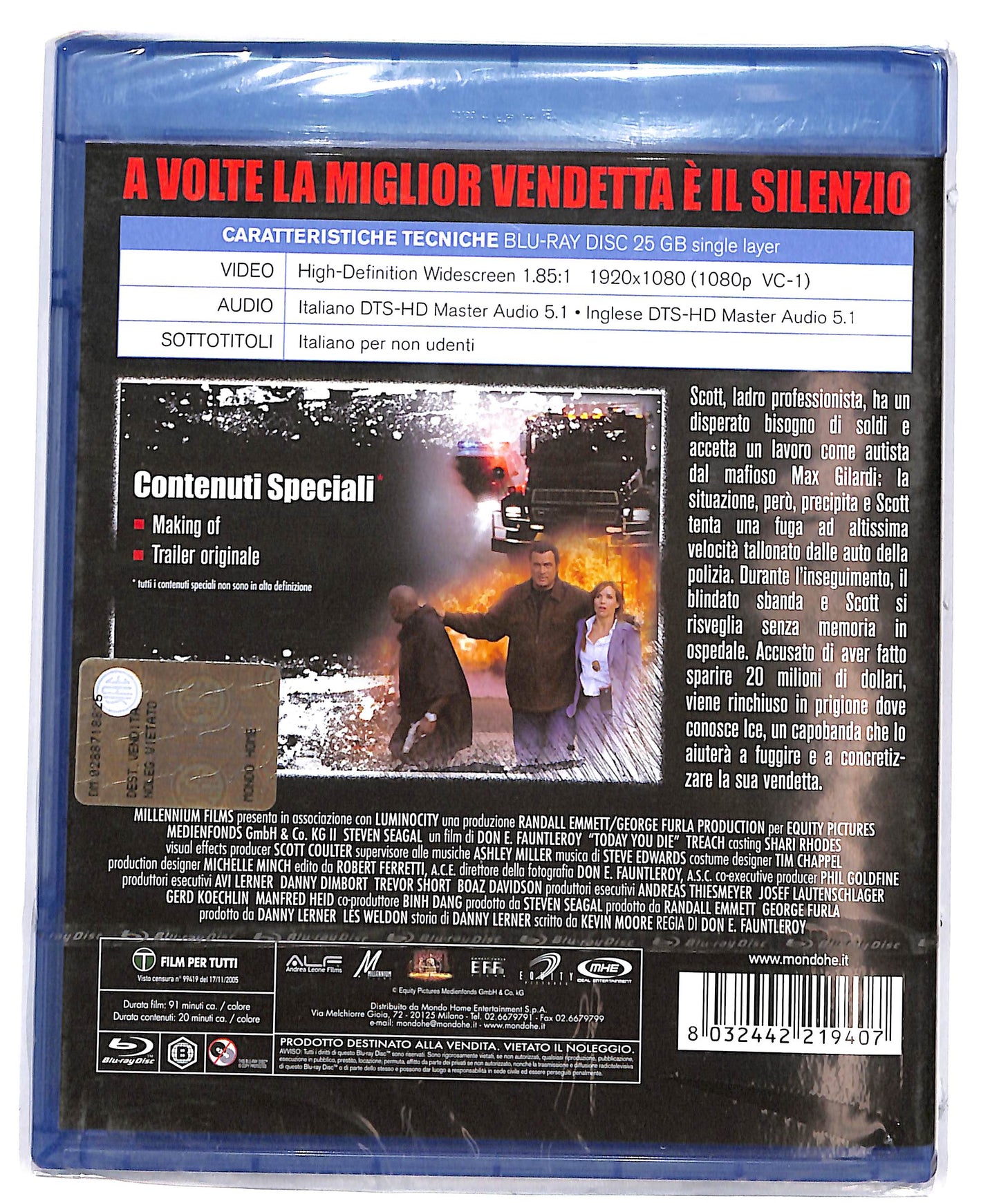 EBOND Today You Die BLURAY D665516