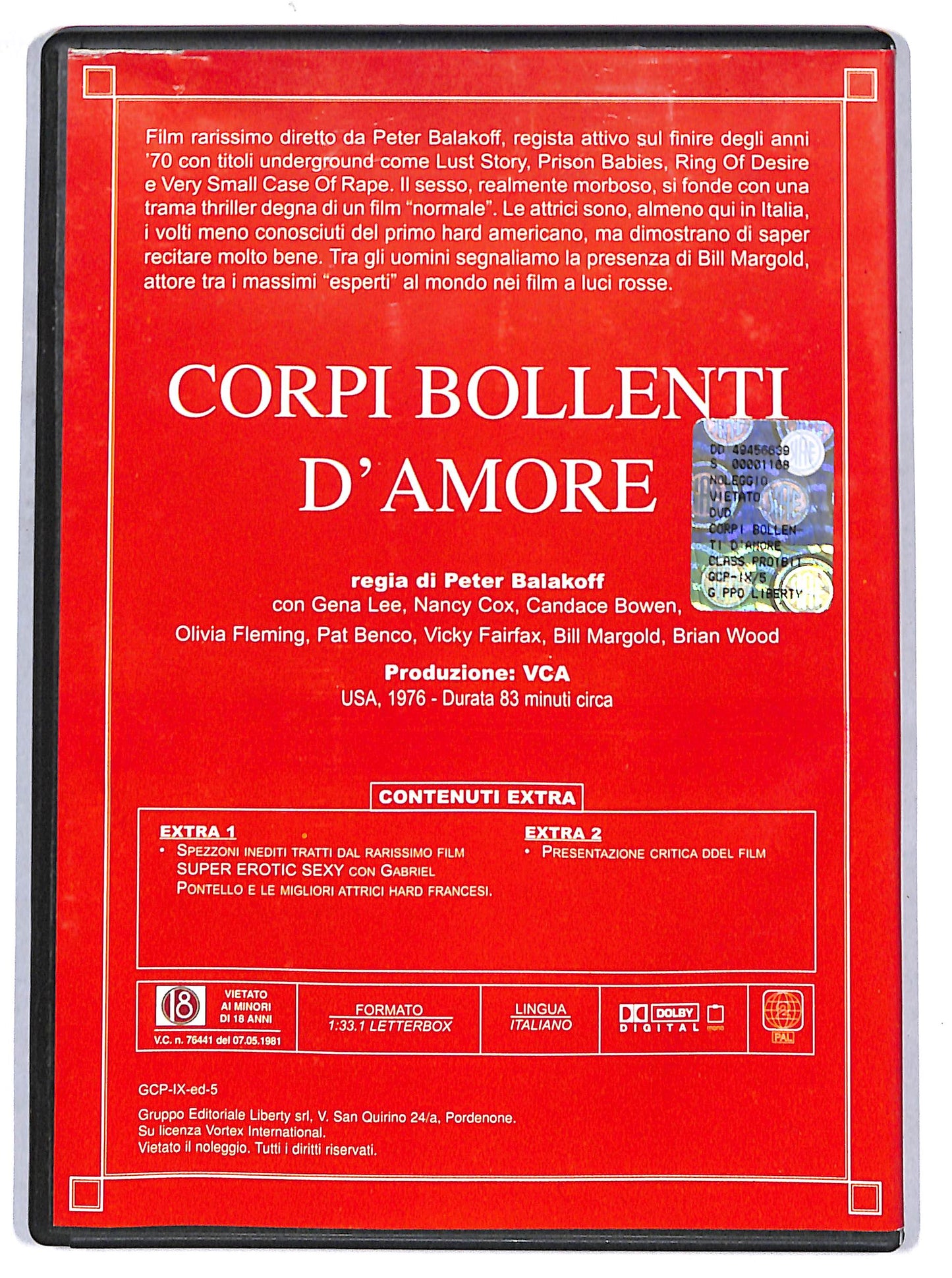 EBOND corpi bollenti d'amore  EDITORIALE DVD D665603