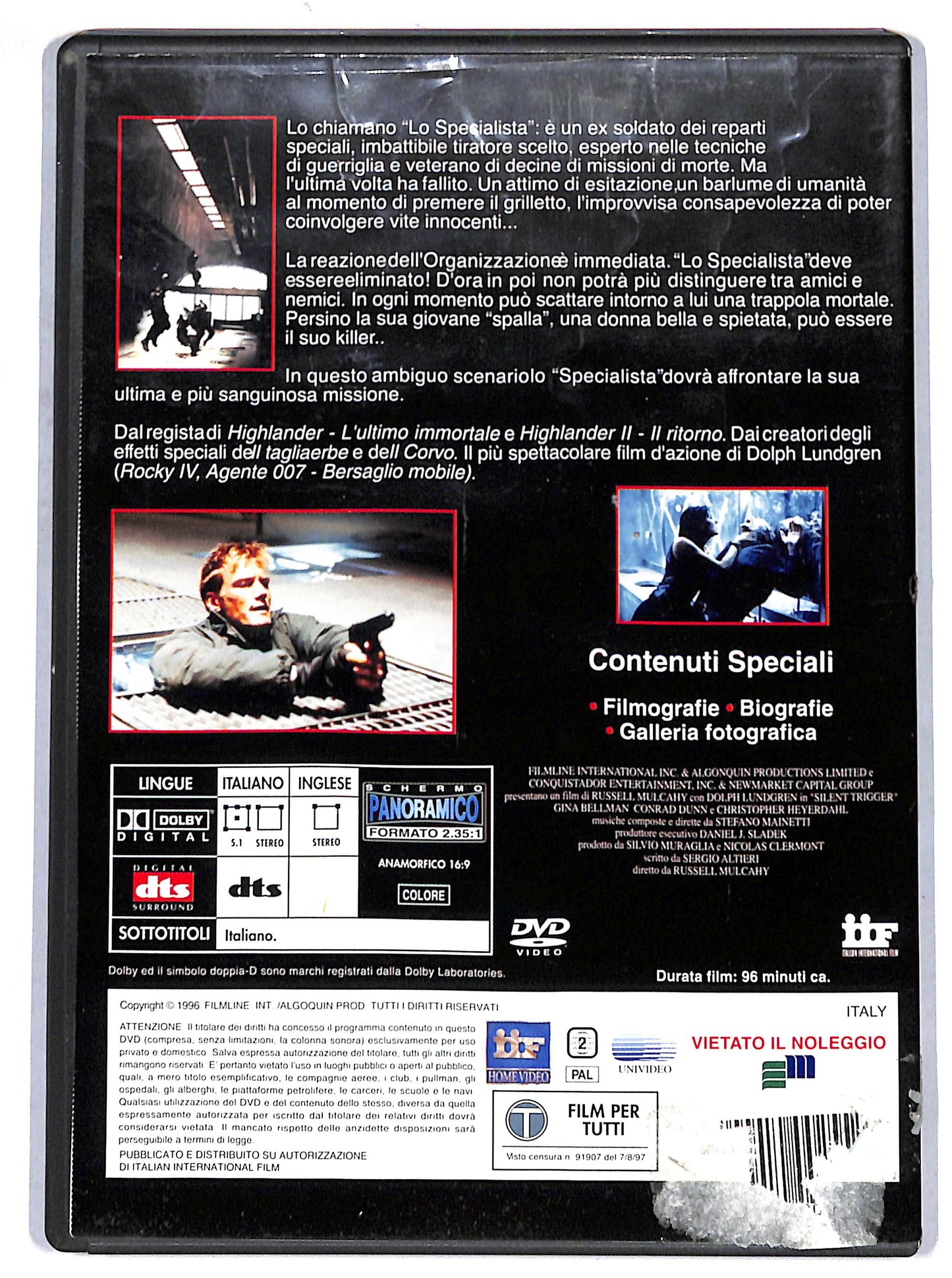 EBOND Silent Trigger - Grilletto silenzioso  EDITORIALE DVD D665618