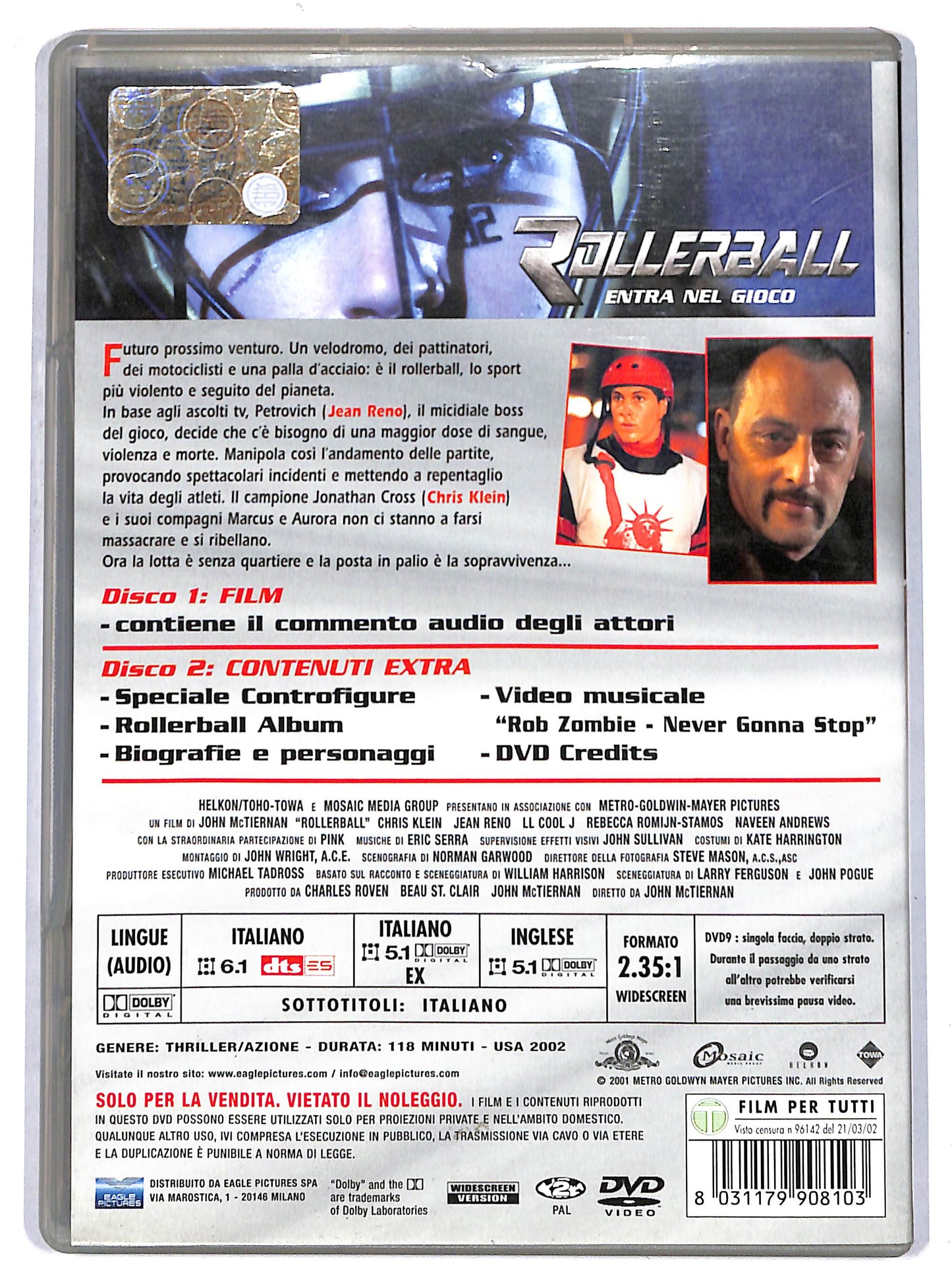 EBOND Rollerball DVD D665649