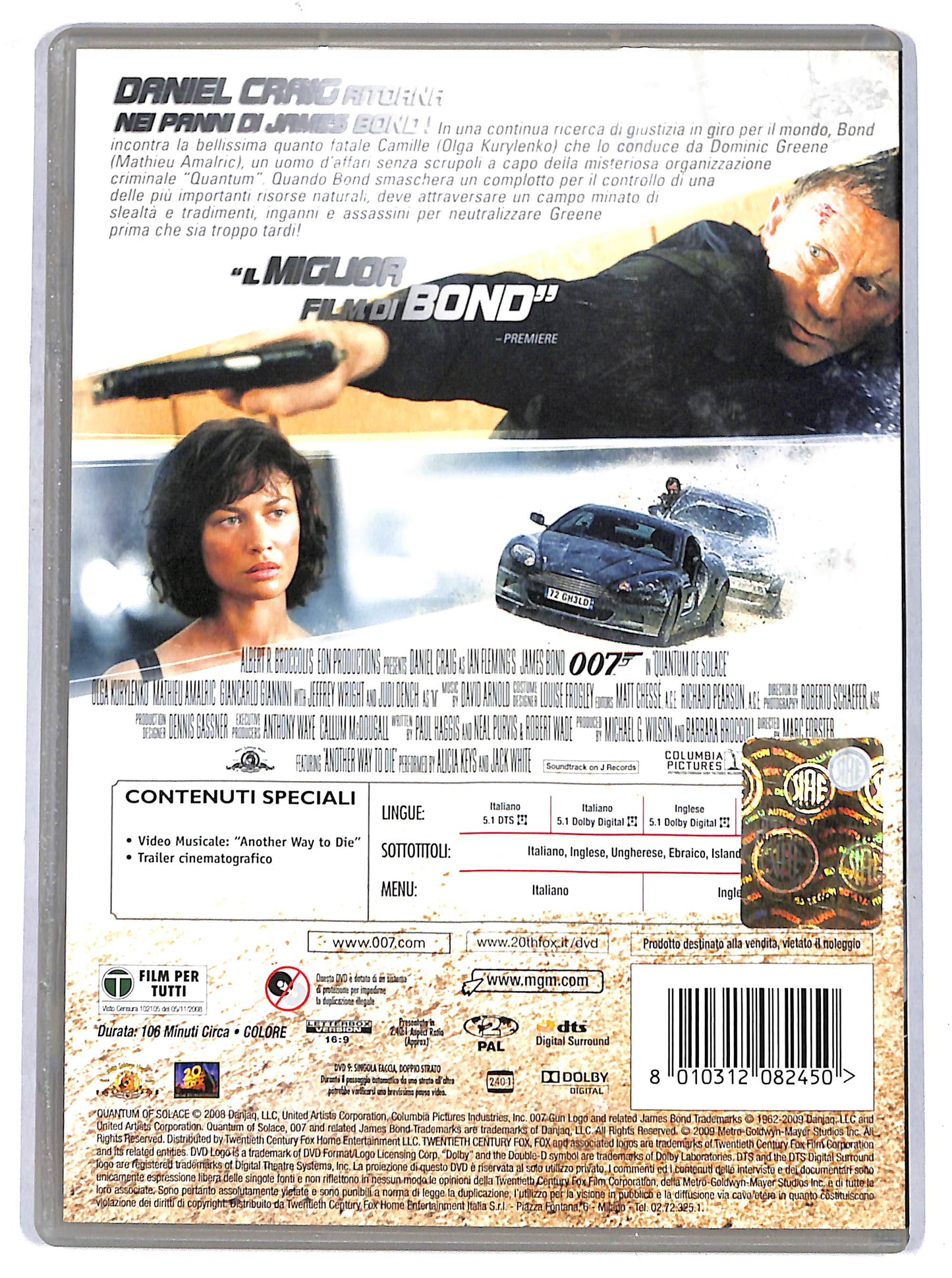 EBOND quantum of solace DVD D665658