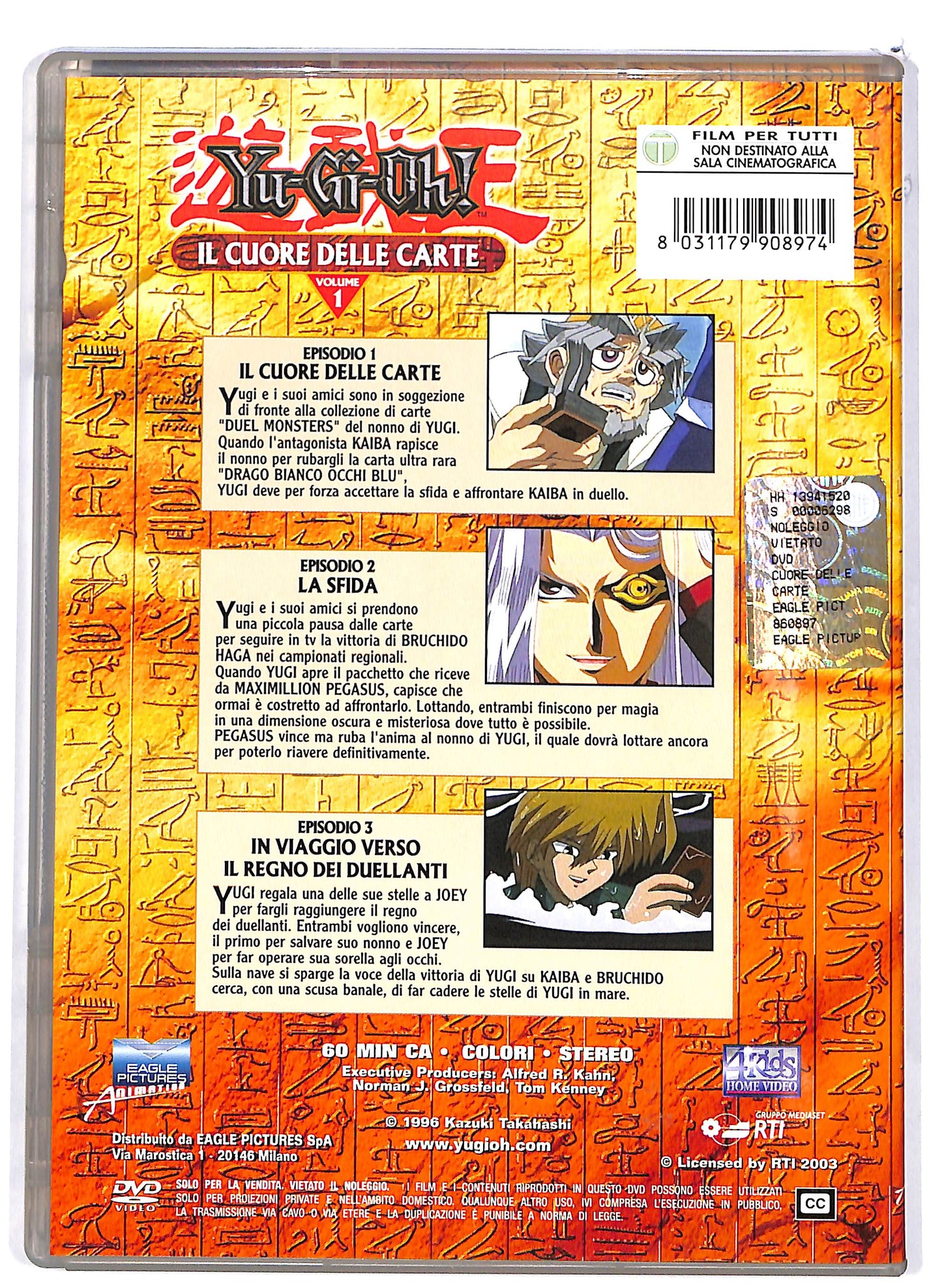 EBOND Yu-Gi-Oh! Vol. 01 Il cuore delle carte DVD D665730