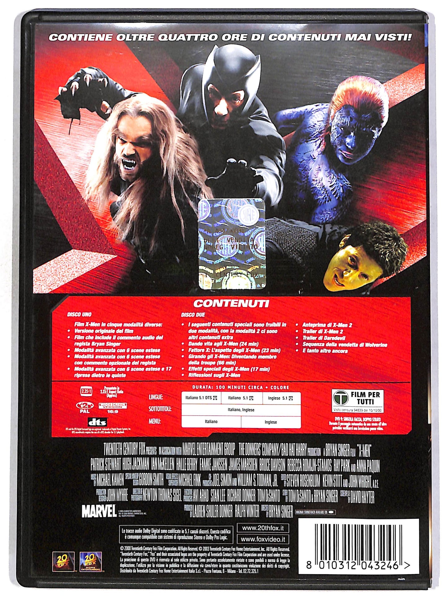 EBOND X-Men 1.5 (2 dischi) X-TREME EDITION DVD D665946