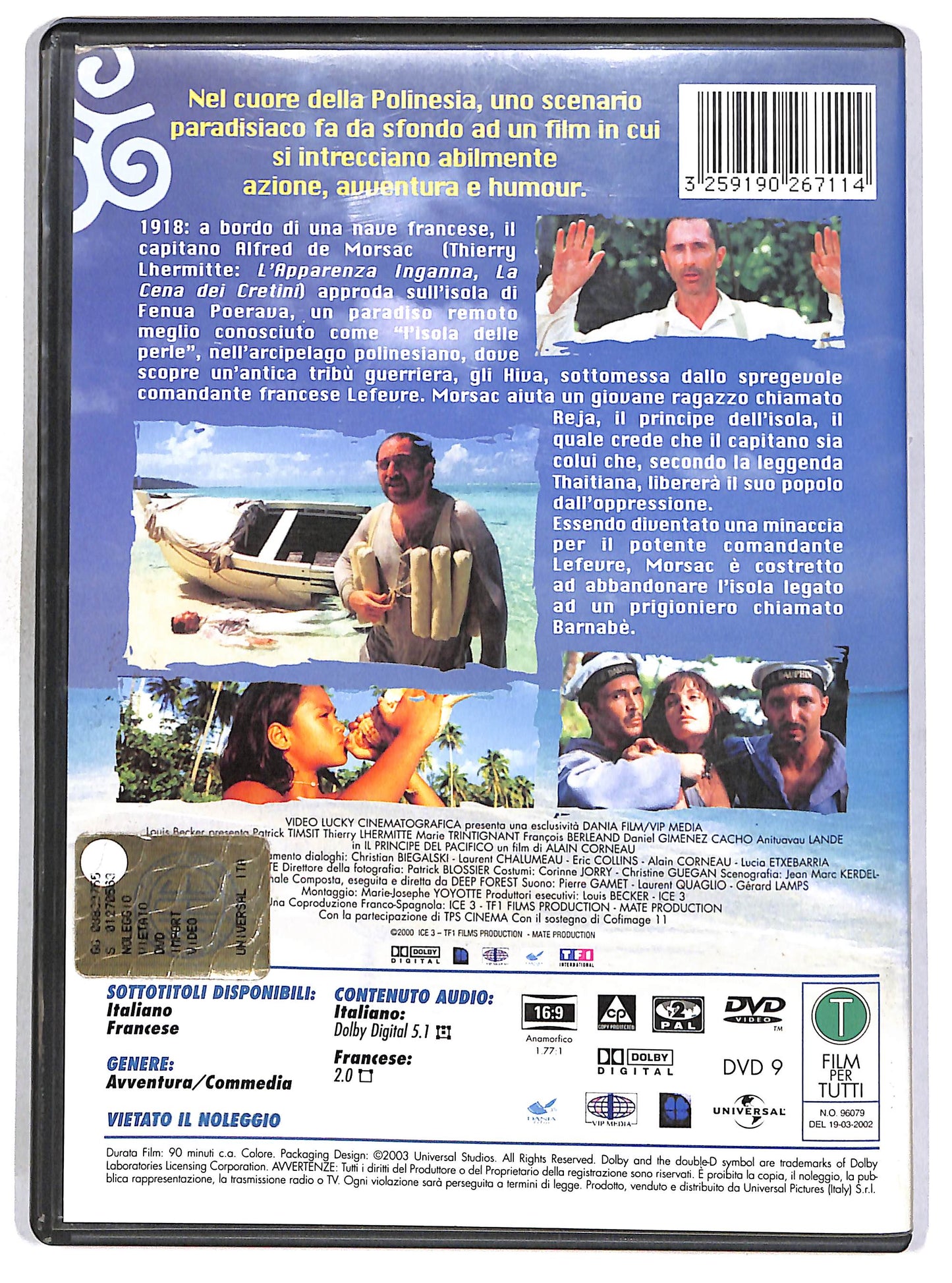 EBOND Il principe del Pacifico DVD D666040