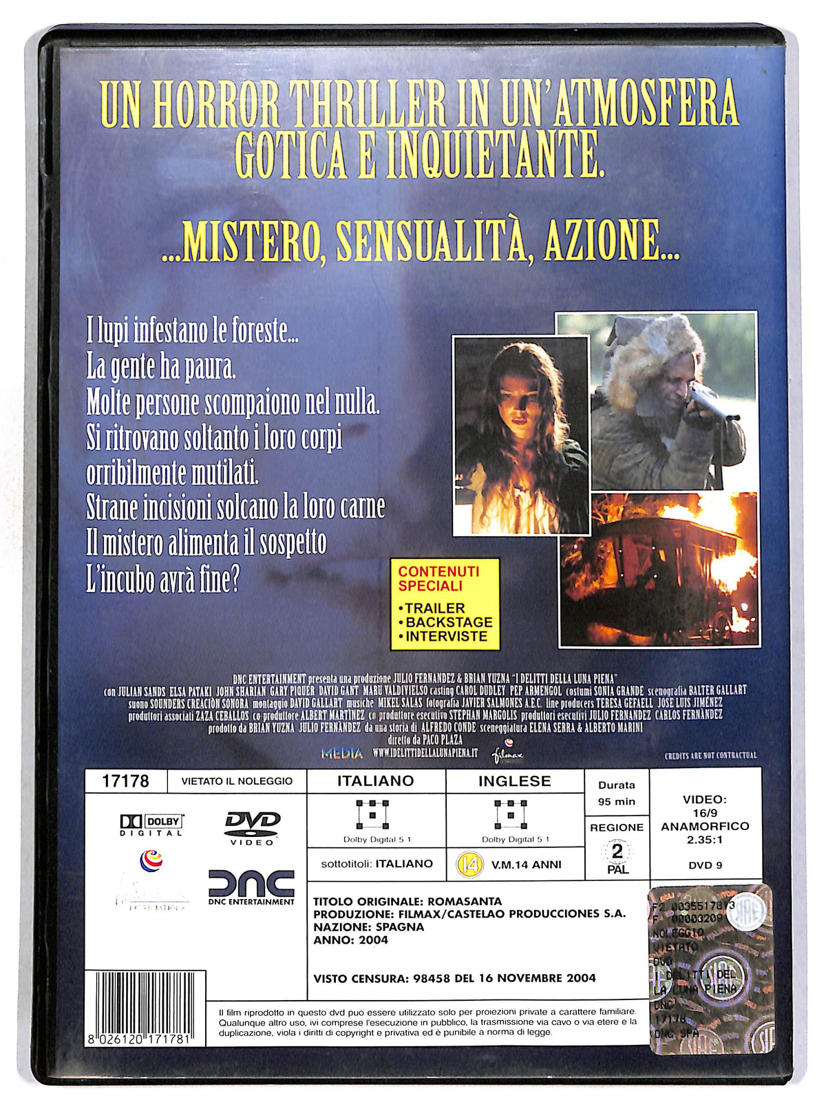 EBOND I delitti della luna piena DVD D666046