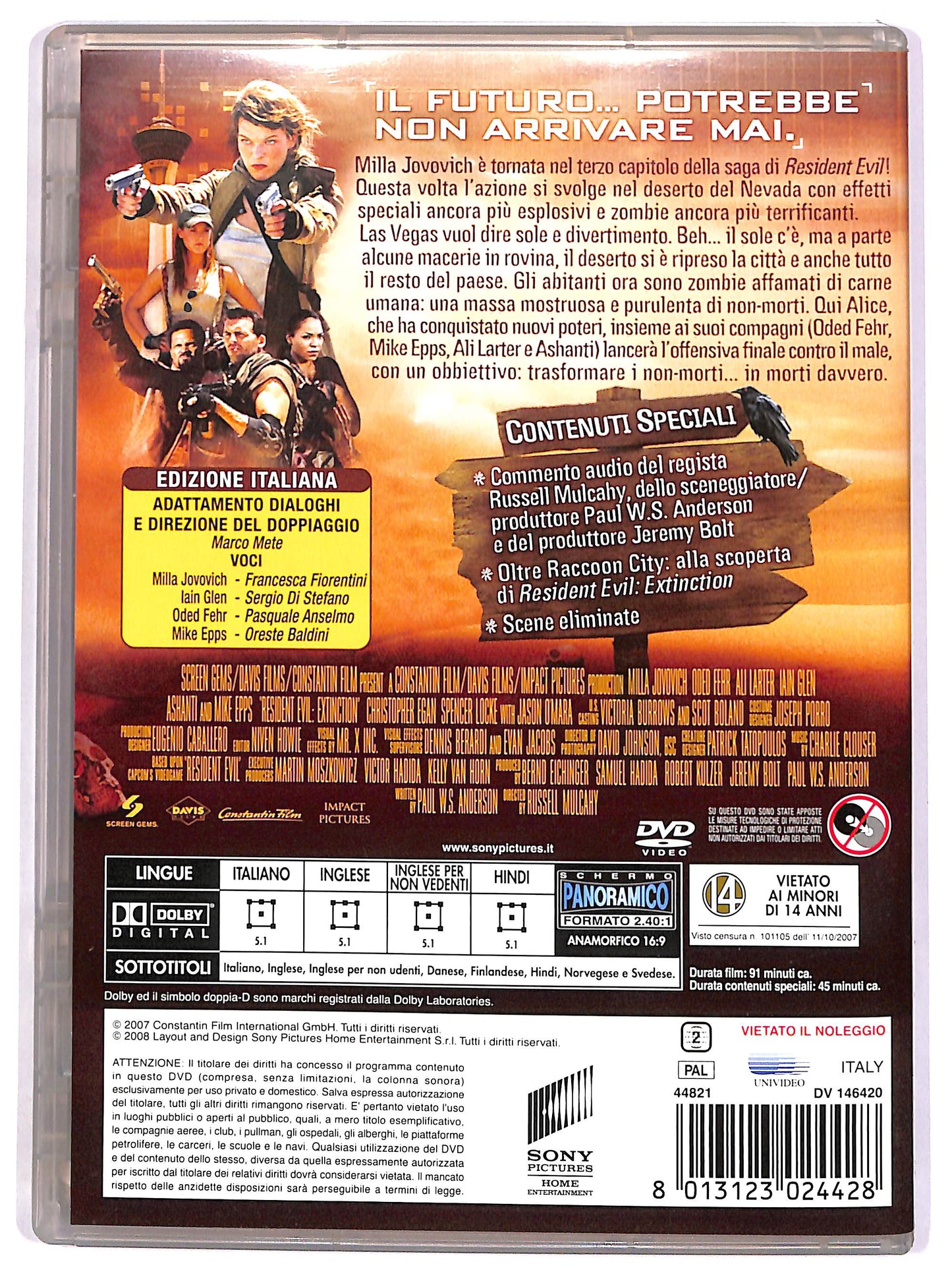 EBOND Resident Evil - Extinction DVD D666235