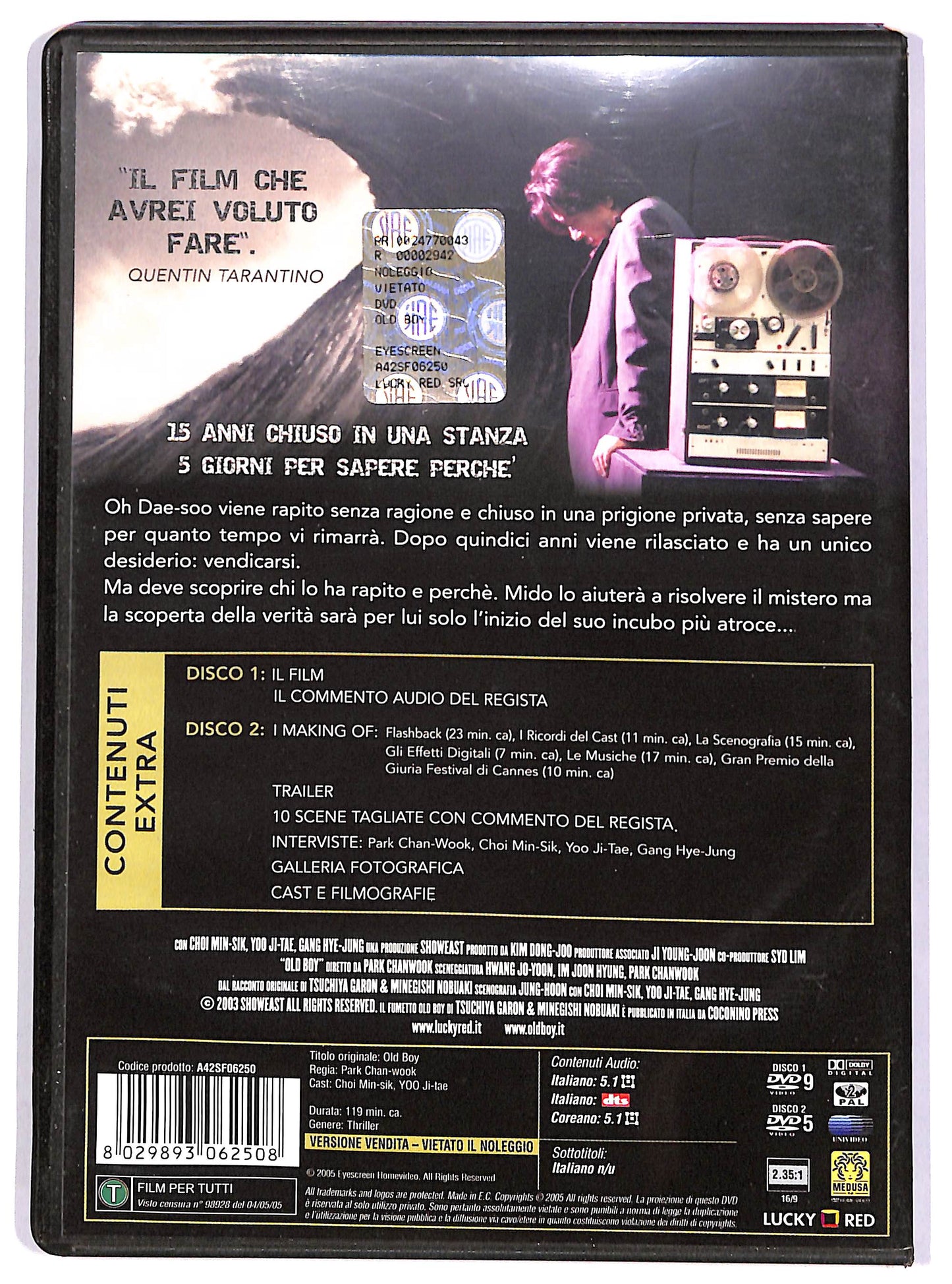 EBOND Oldboy (2 dischi) EDIZIONE SPECIALE DVD D666319