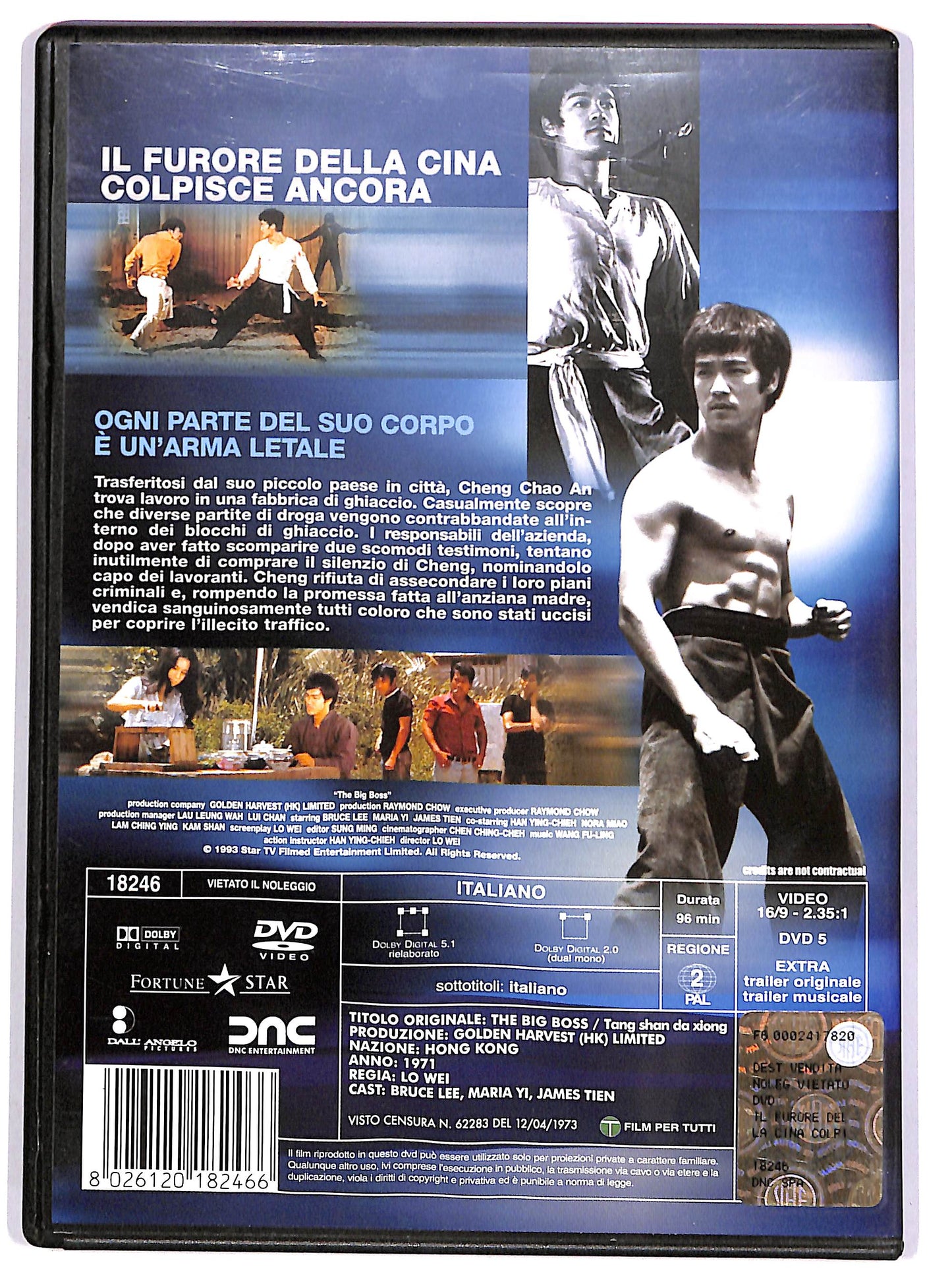 EBOND Il furore della cina colpisce ancora DVD D666334