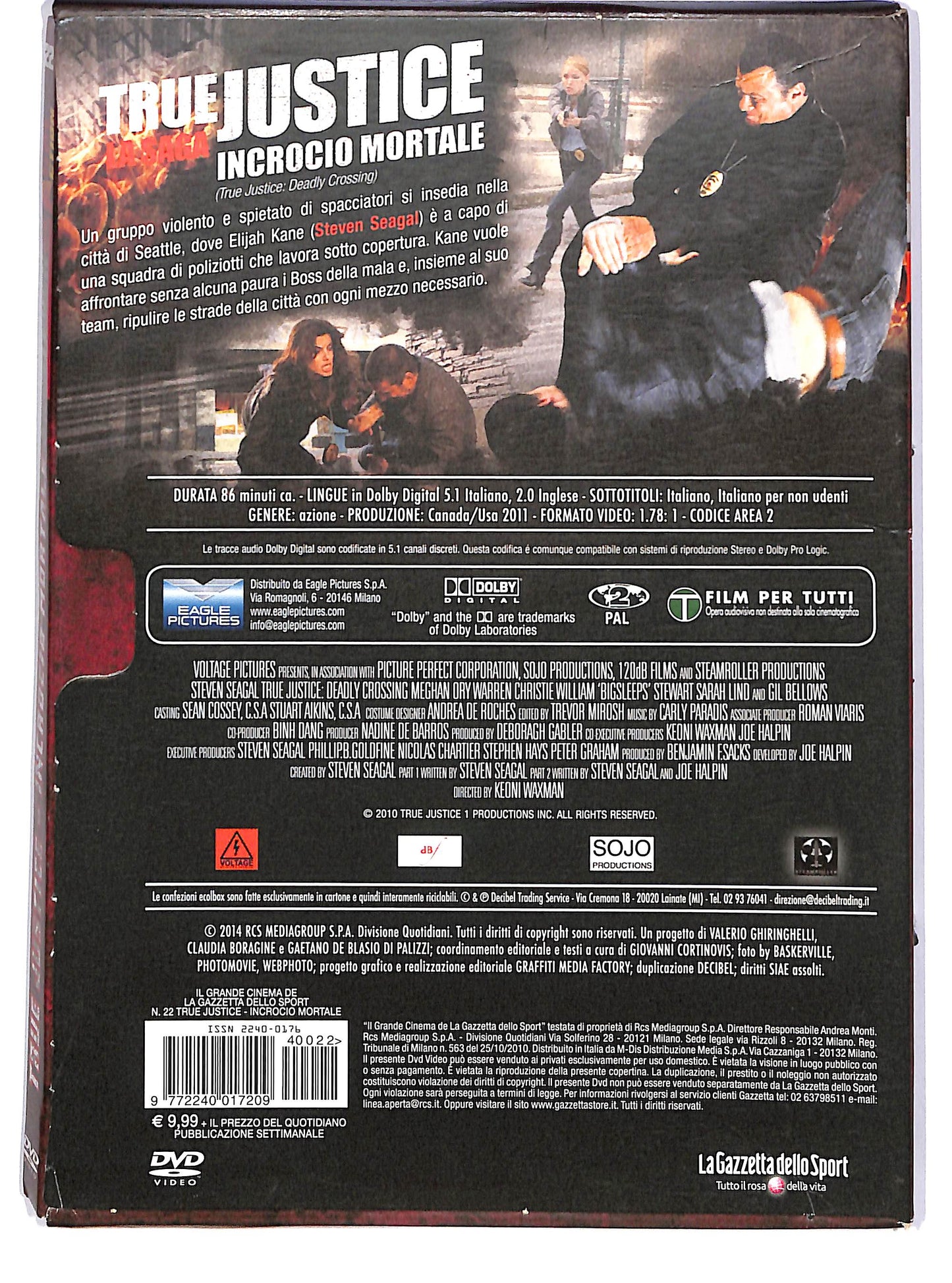 EBOND True Justice - La saga - Incrocio mortale EDITORIALE DIGIPACK DVD D666442