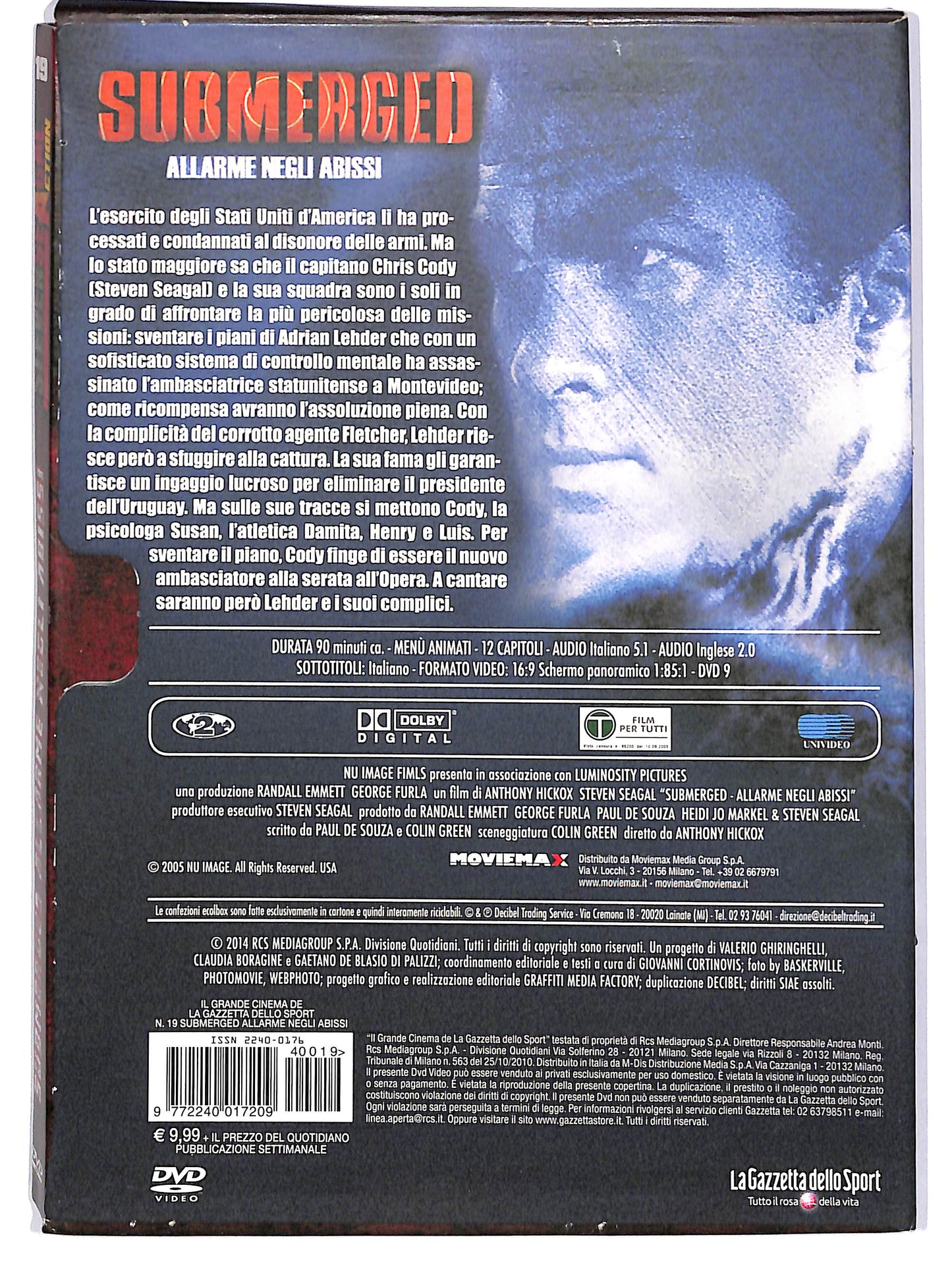 EBOND Submerged - Allarme negli abissi EDITORIALE DIGIPACK DVD D666446