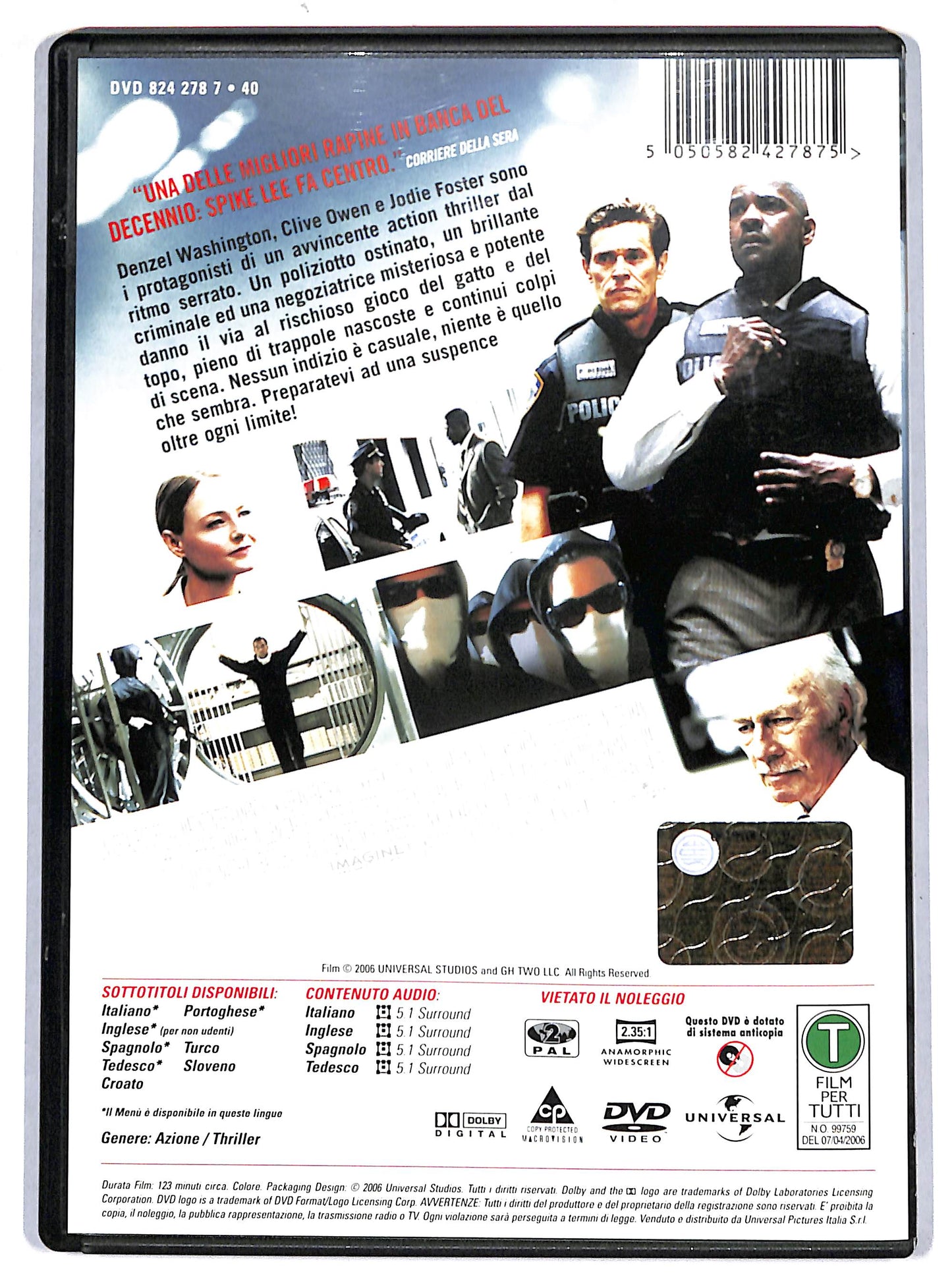 EBOND inside man DVD D666606