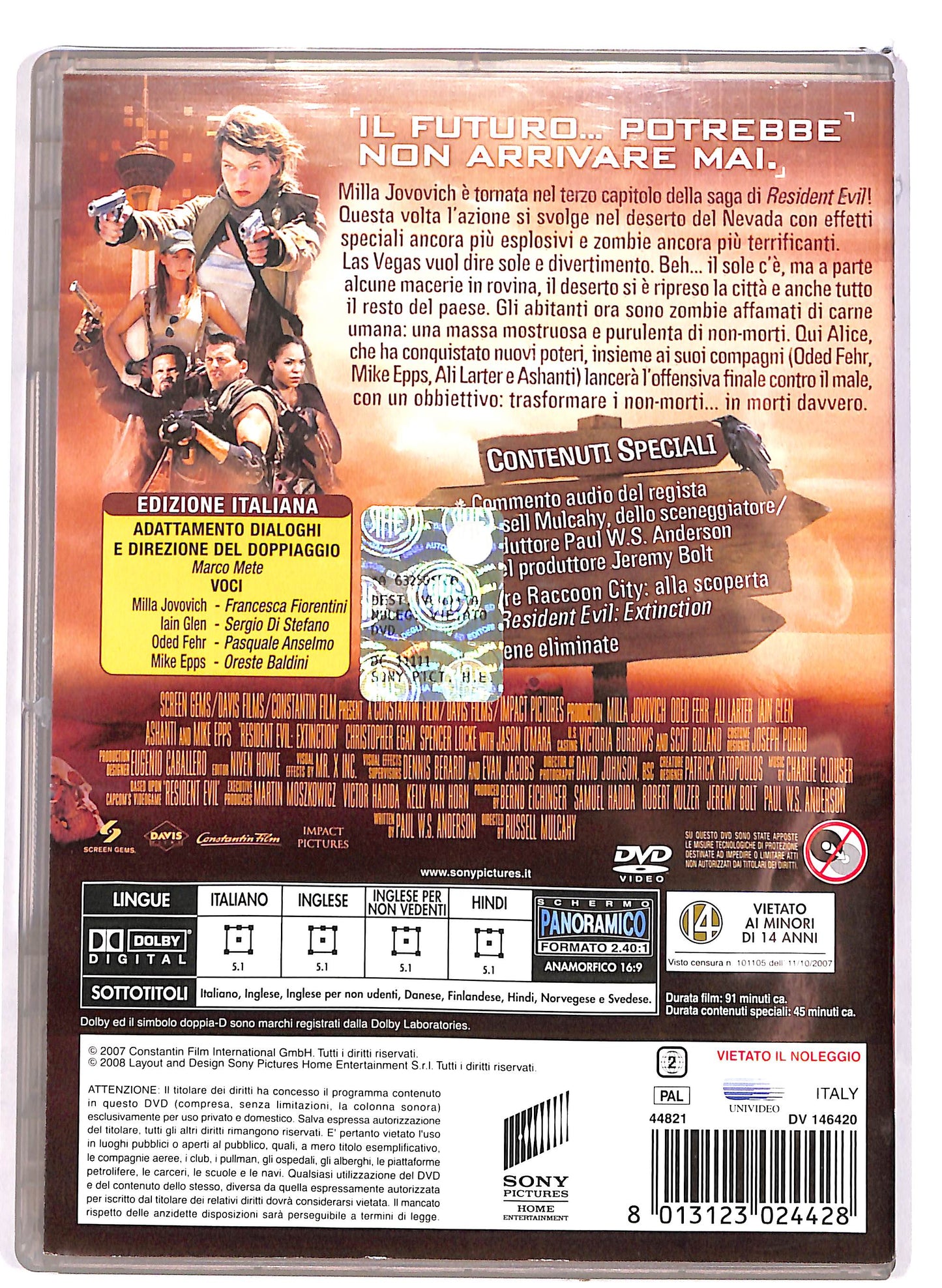 EBOND Resident Evil - Extinction DVD D666735