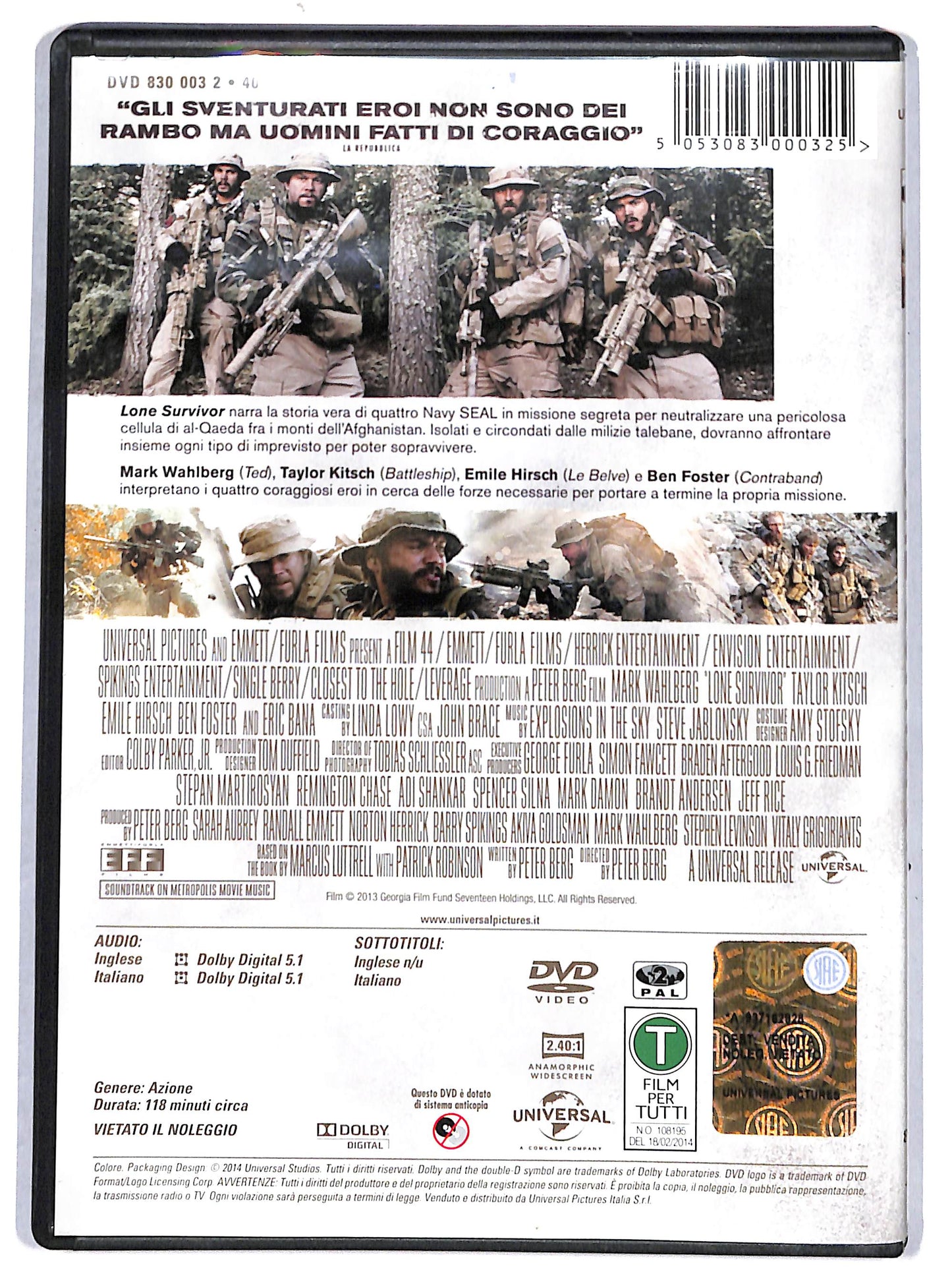 EBOND lone survivor DVD D666818